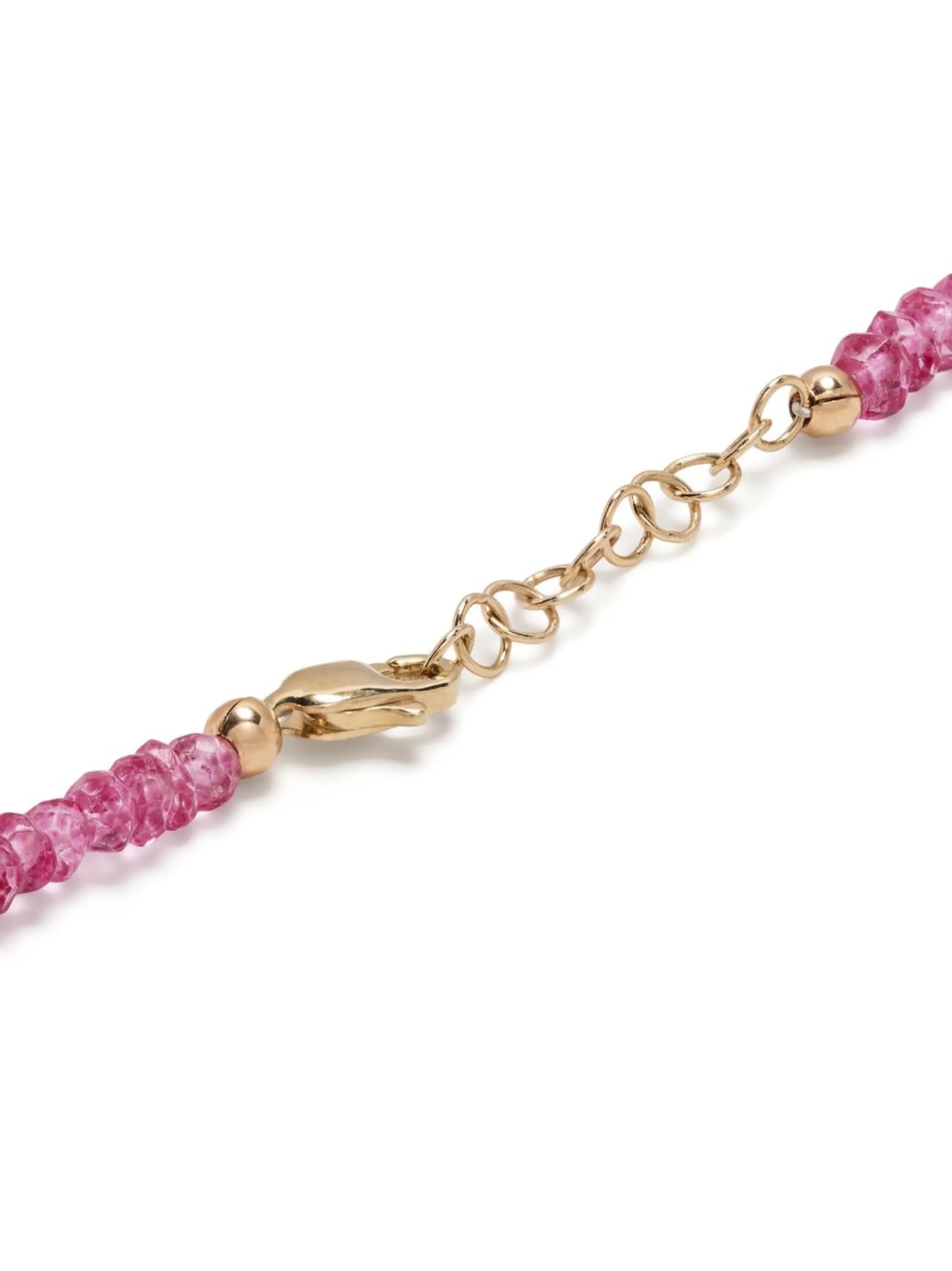 14kt yellow gold Feeling Lucky quartz necklace