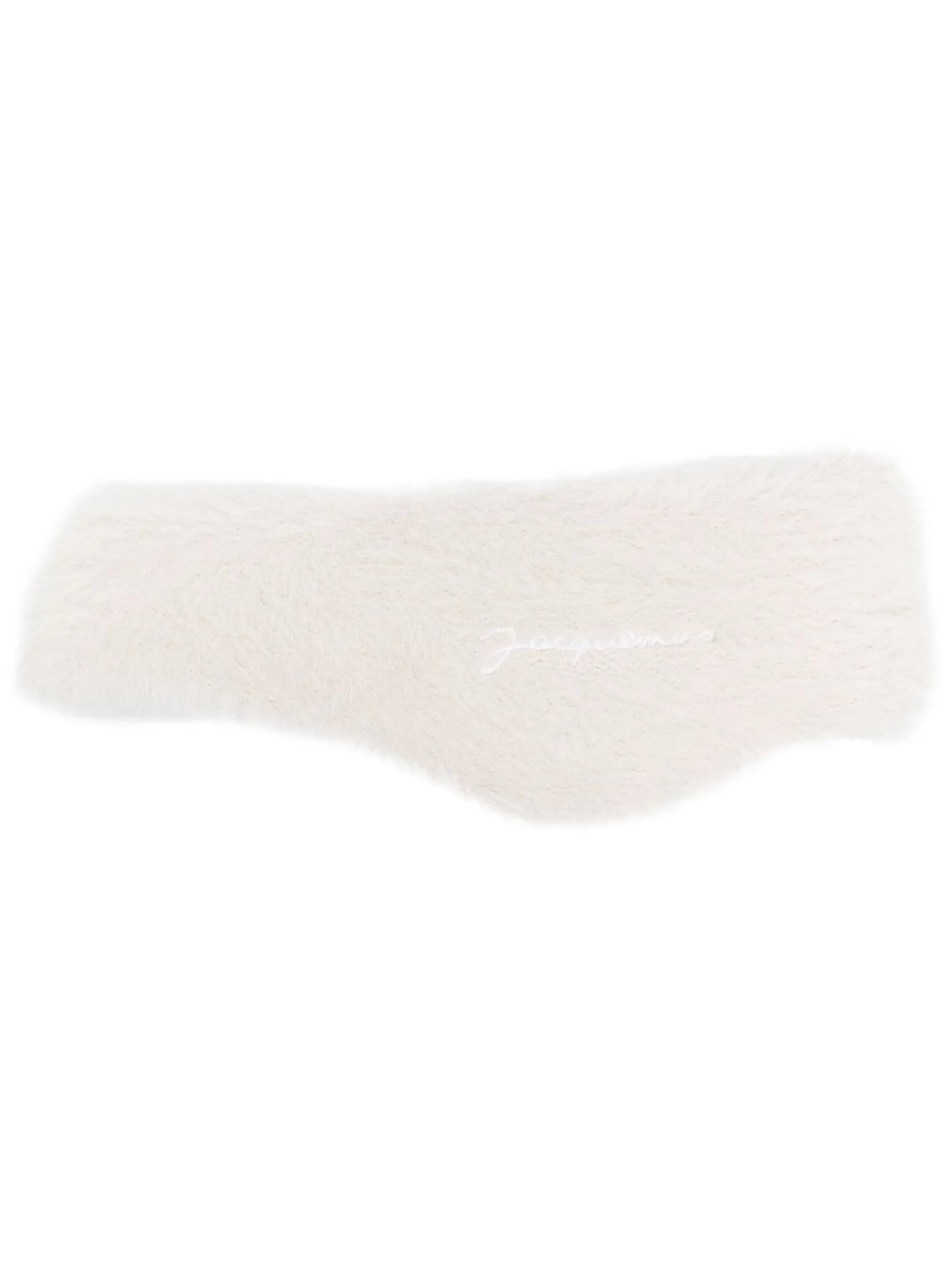 embroidered-logo textured-finish headband