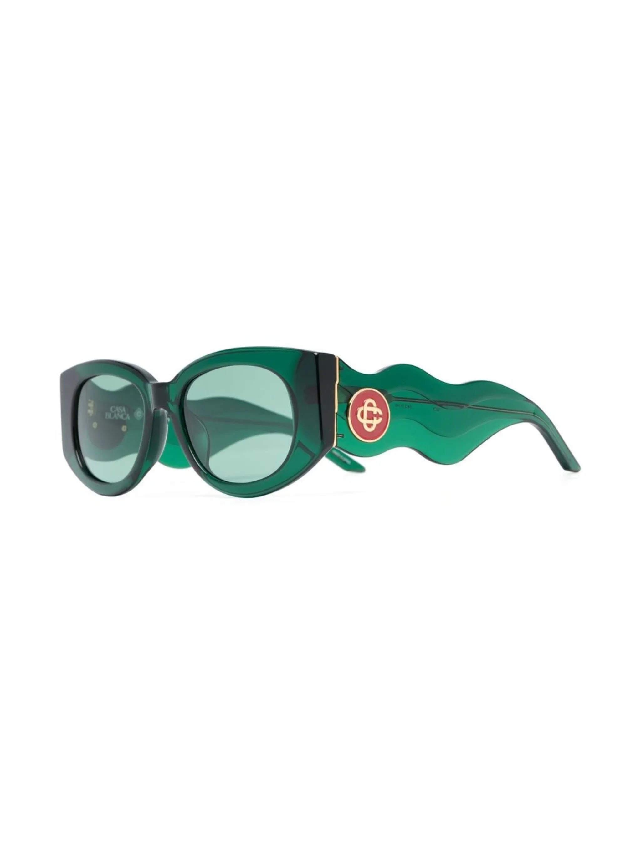 cat eye-frame tinted sunglasses