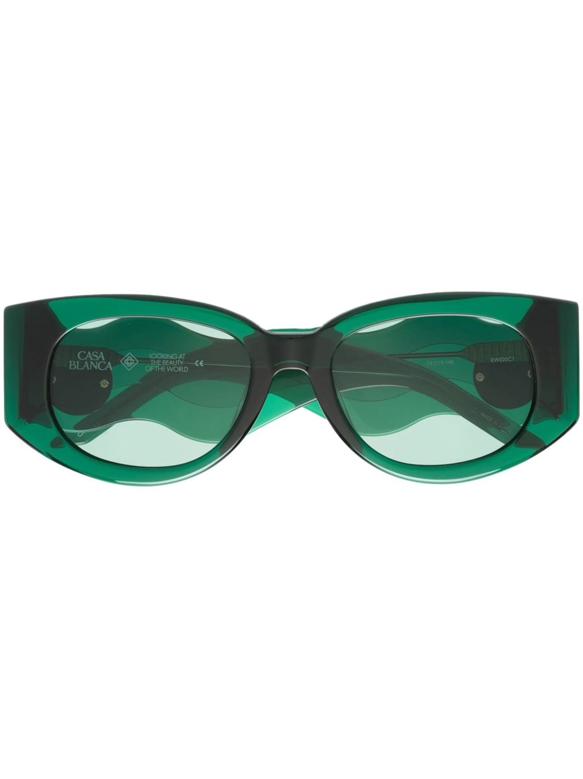 cat eye-frame tinted sunglasses