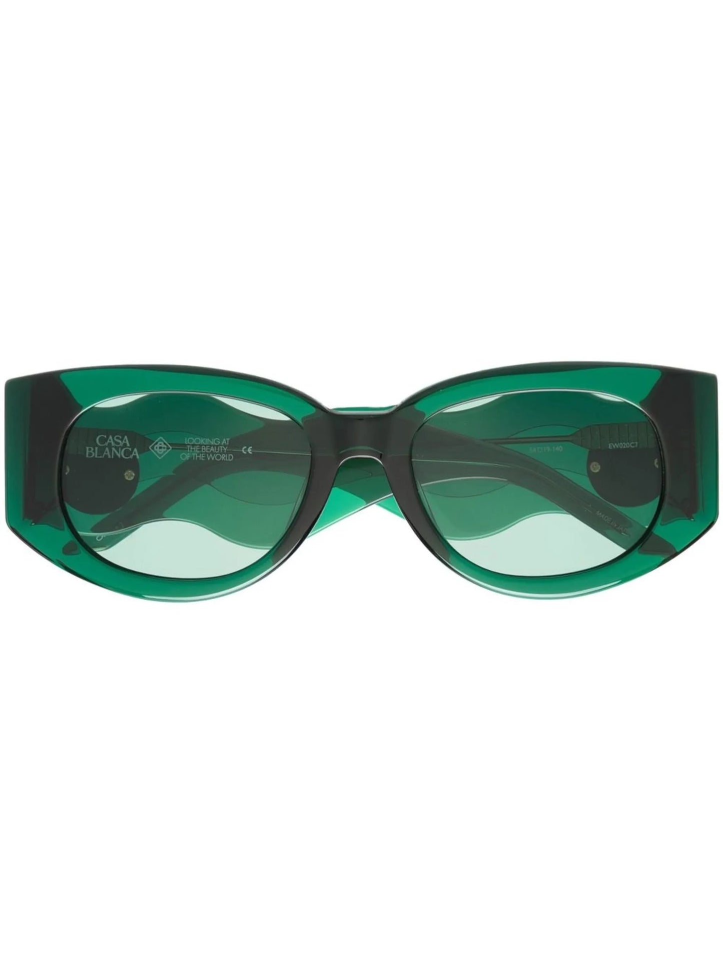 cat eye-frame tinted sunglasses