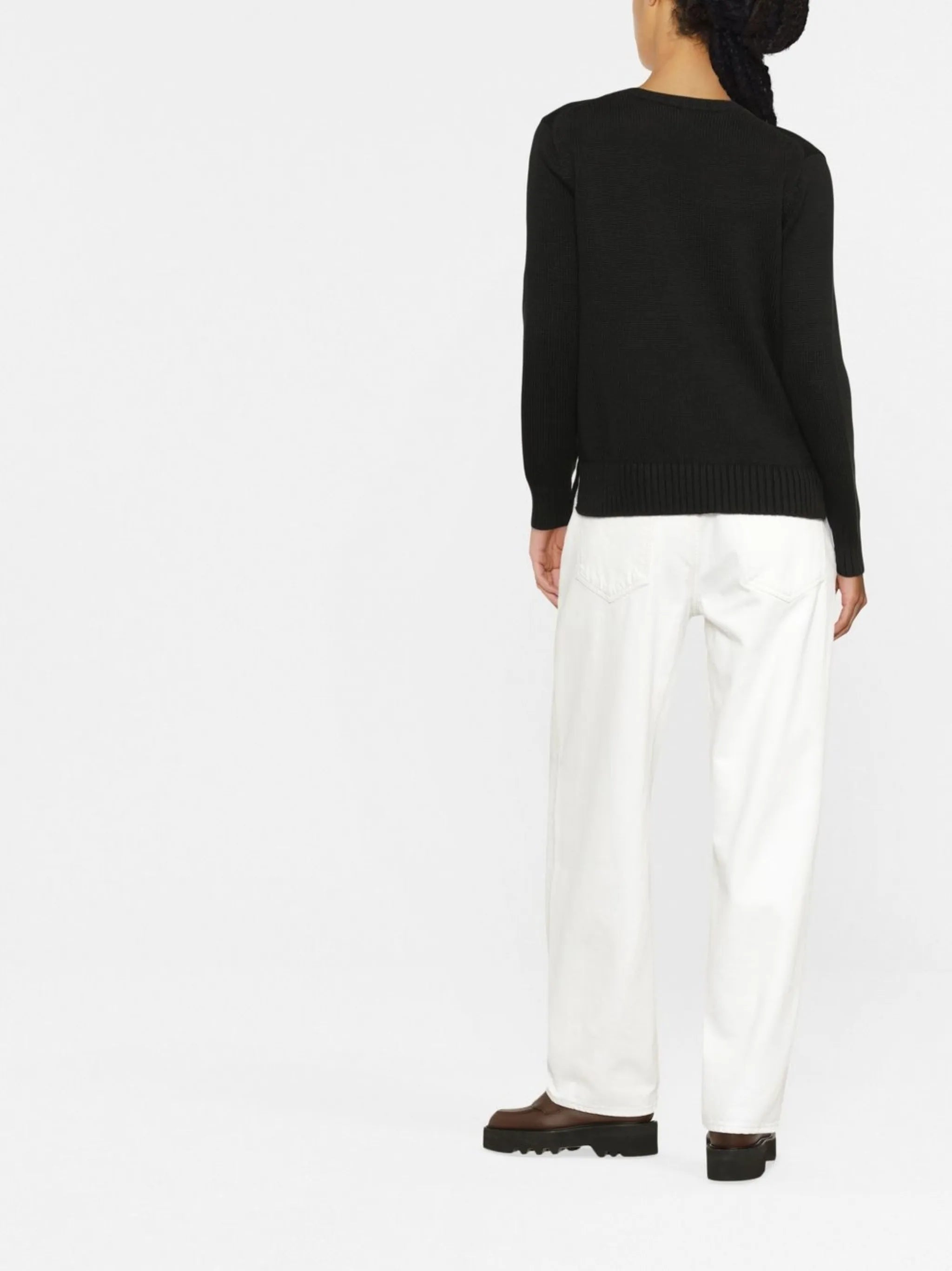 intarsia-knit jumper