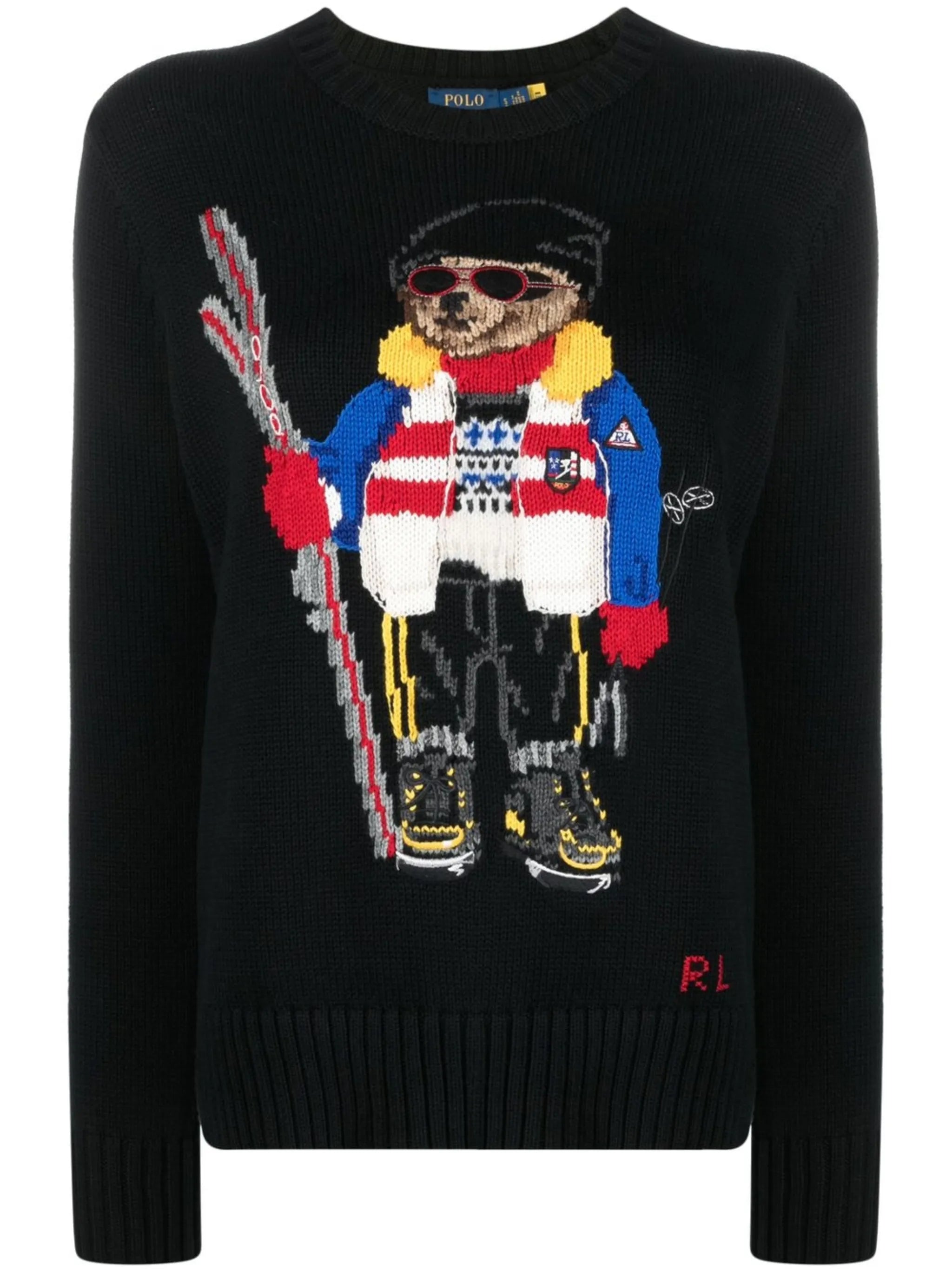 intarsia-knit jumper
