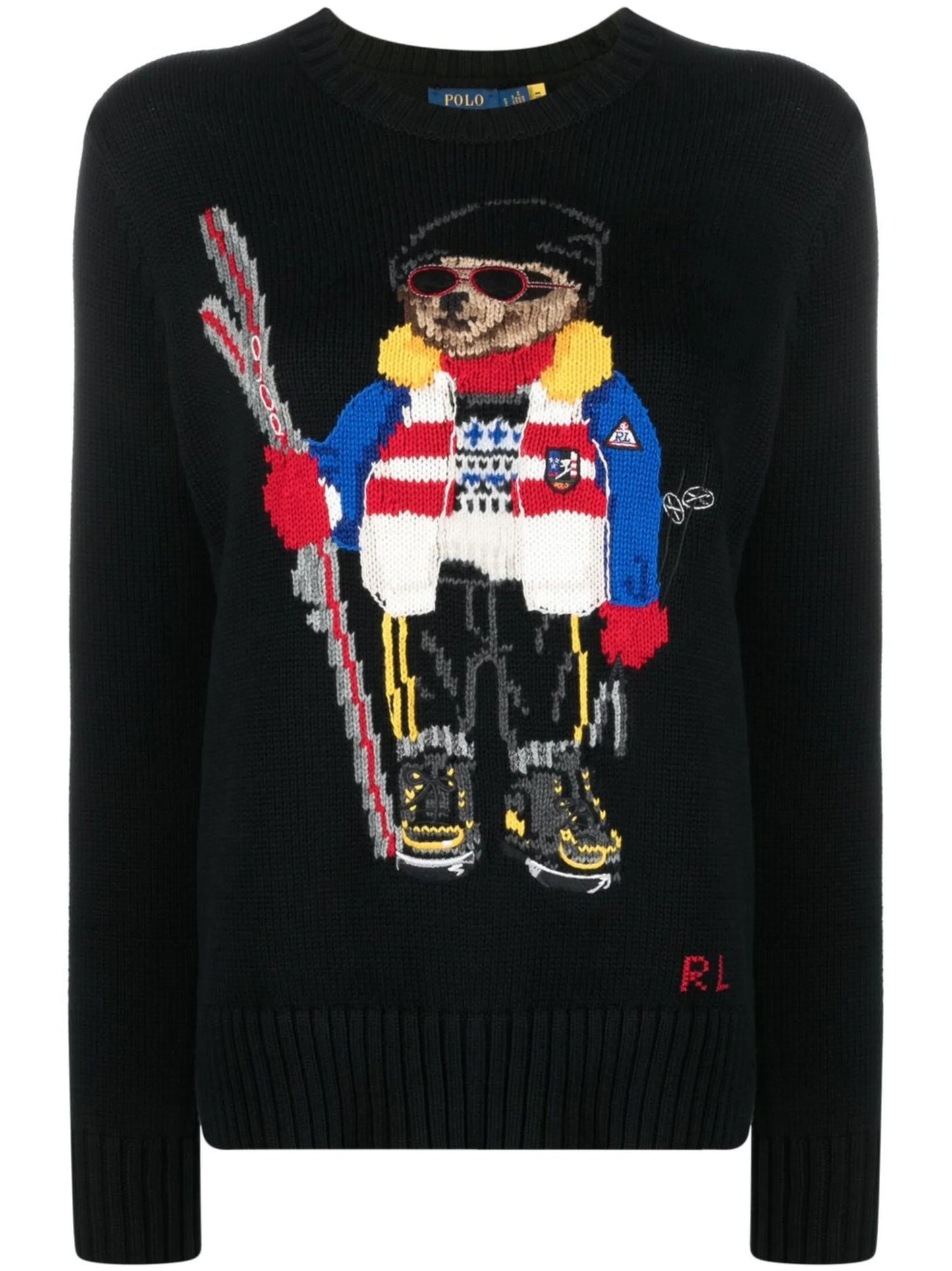 intarsia-knit jumper