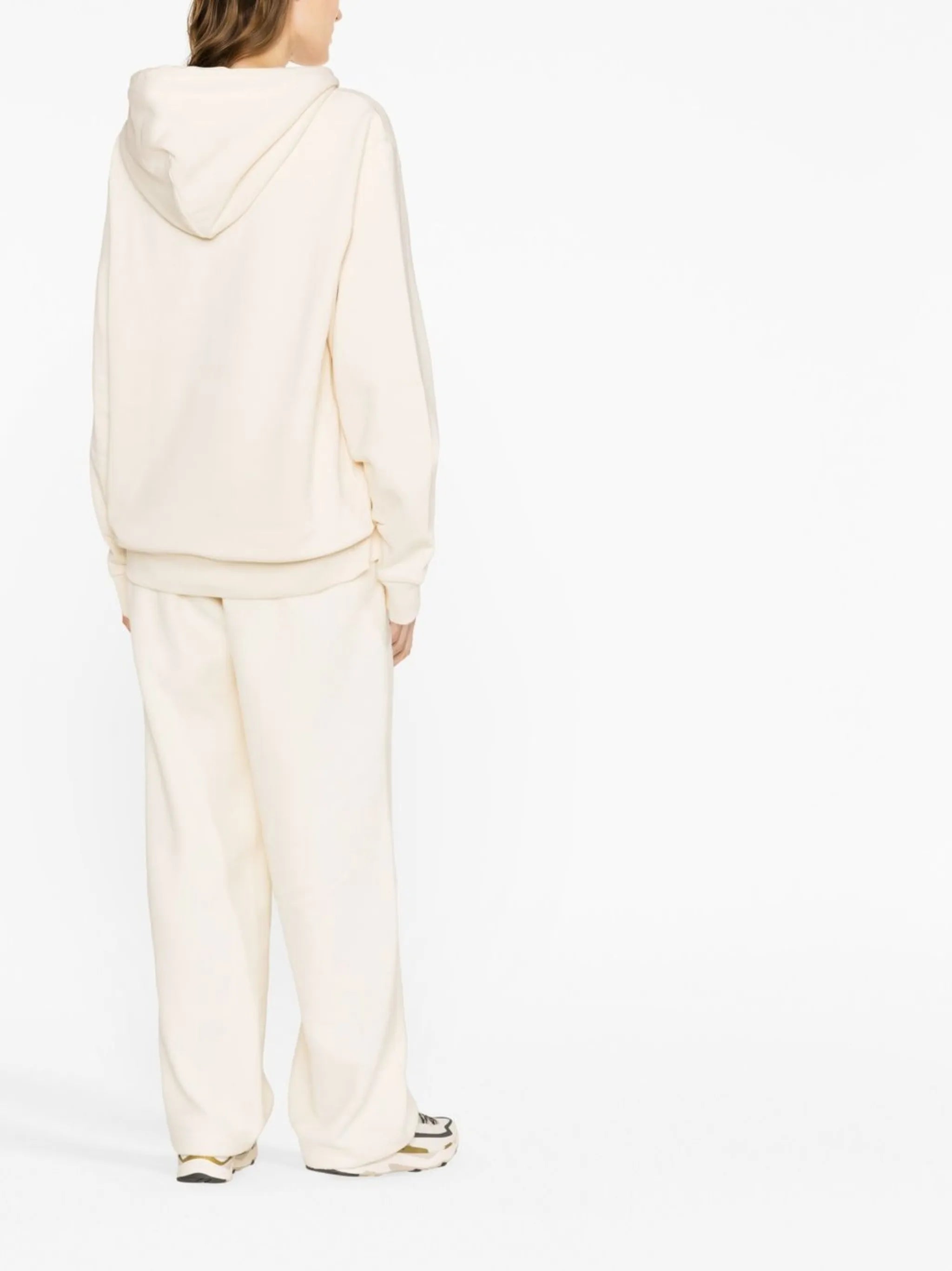 graphic-print cotton hoodie