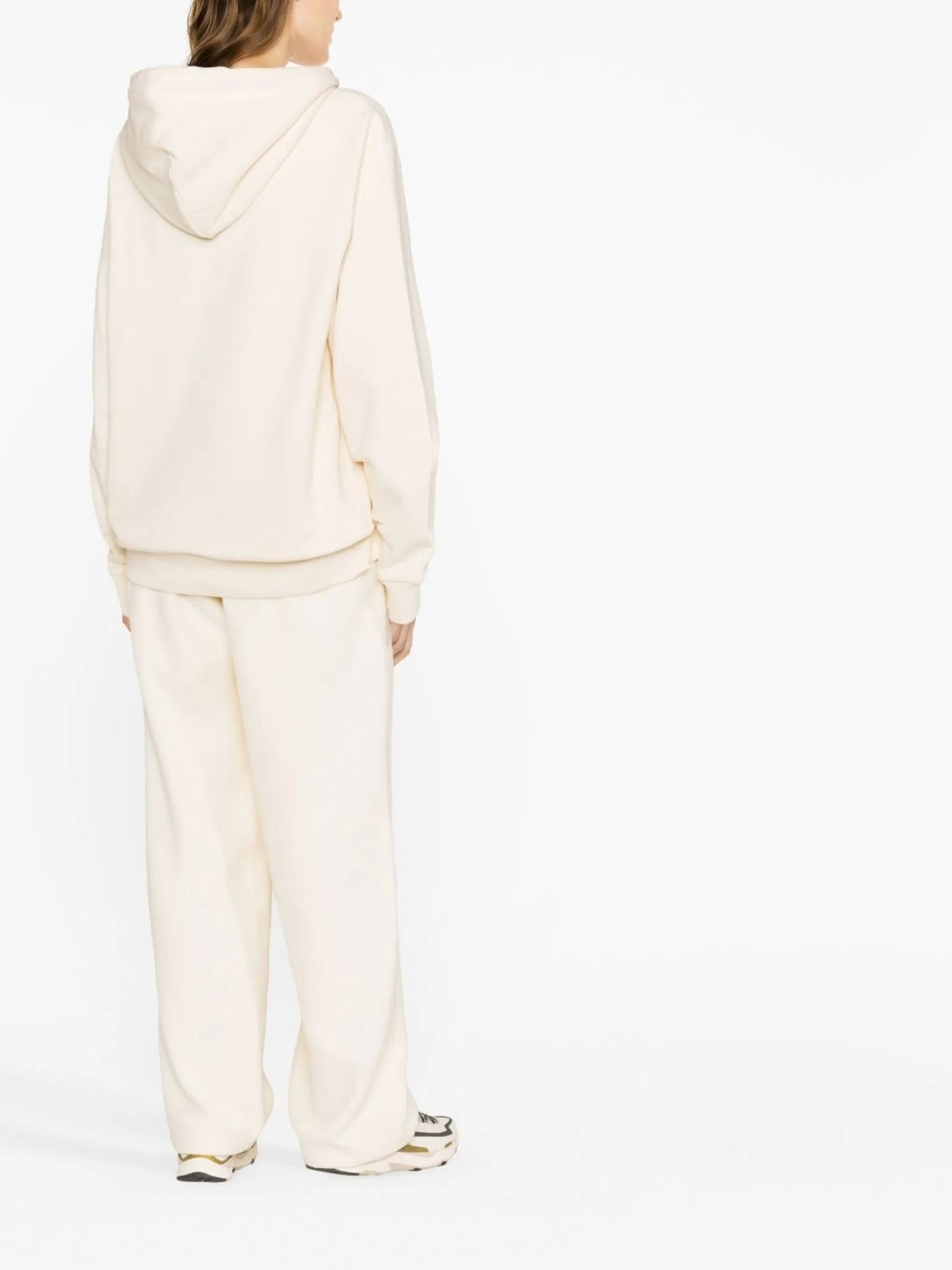 graphic-print cotton hoodie
