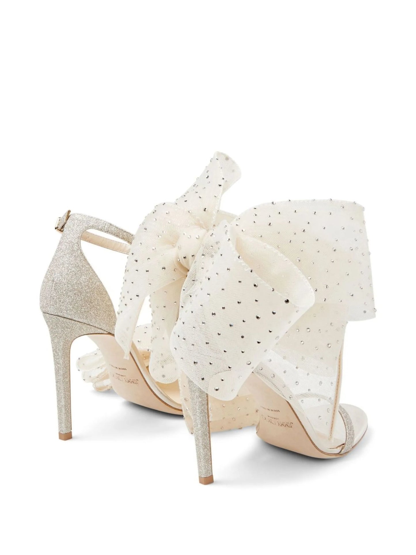 Aveline 100mm bow-embellished sandals