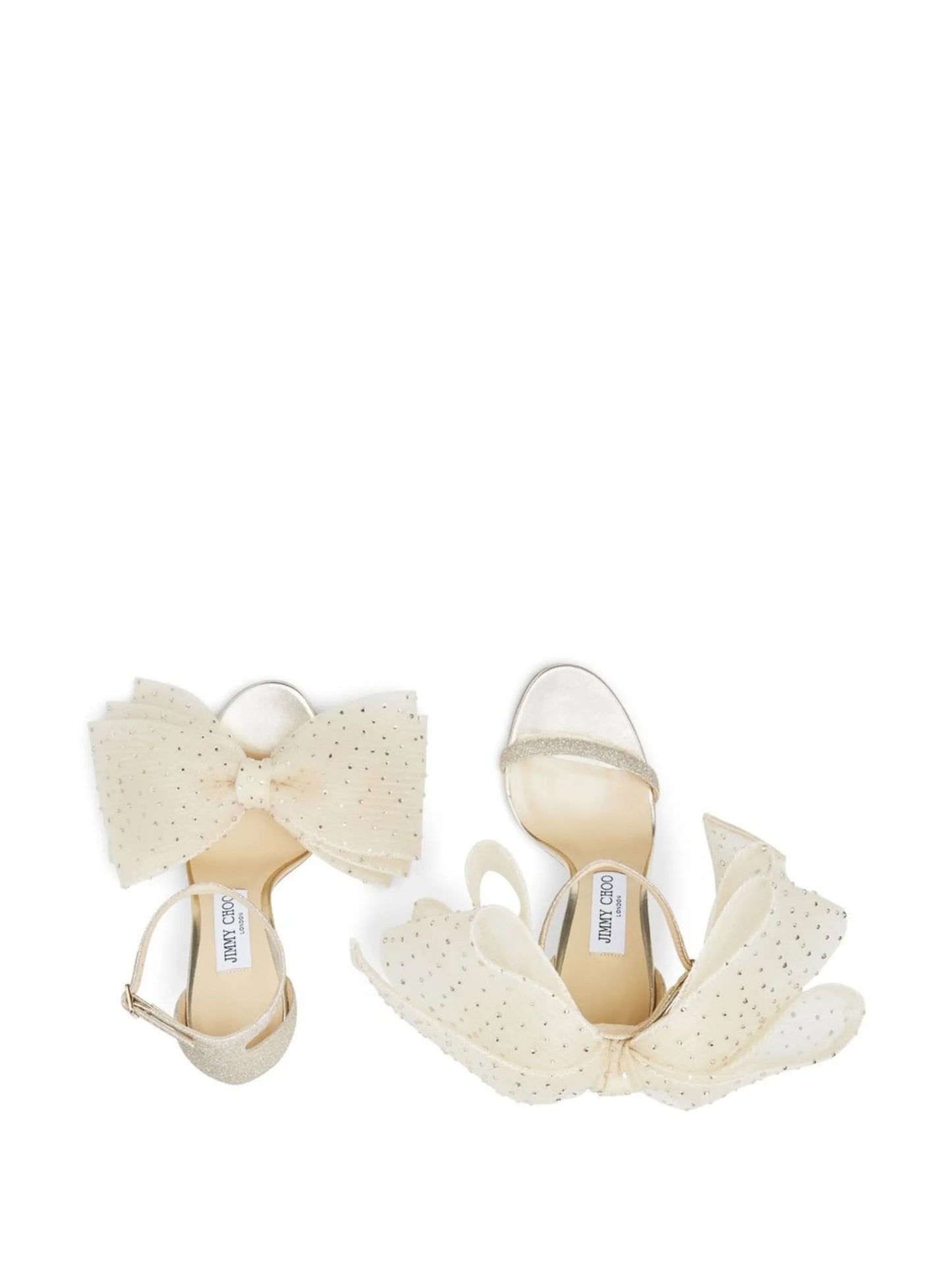 Aveline 100mm bow-embellished sandals