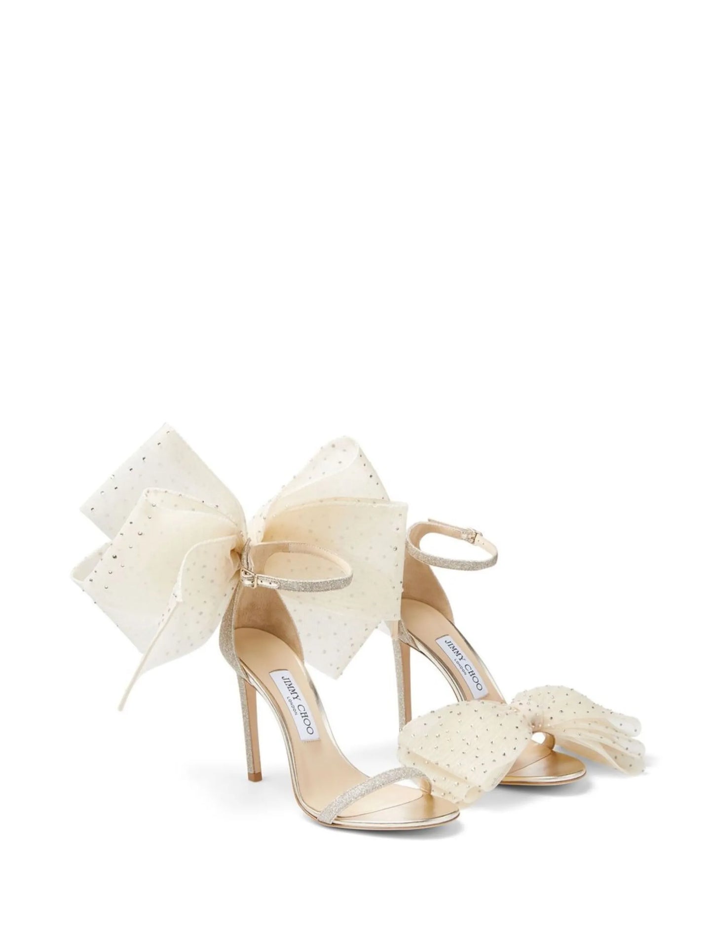 Aveline 100mm bow-embellished sandals