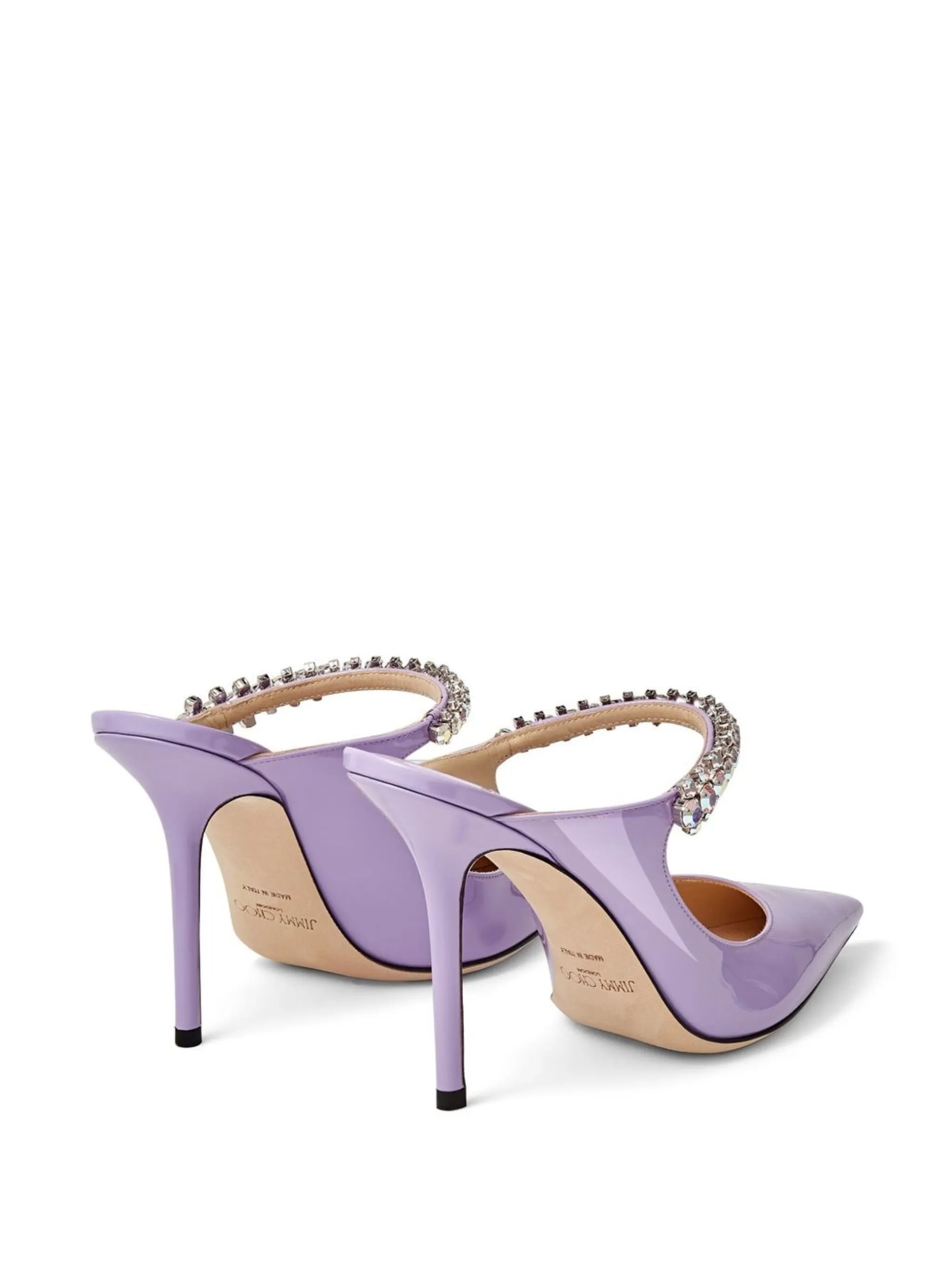 Bing 100mm crystal-embellished pumps