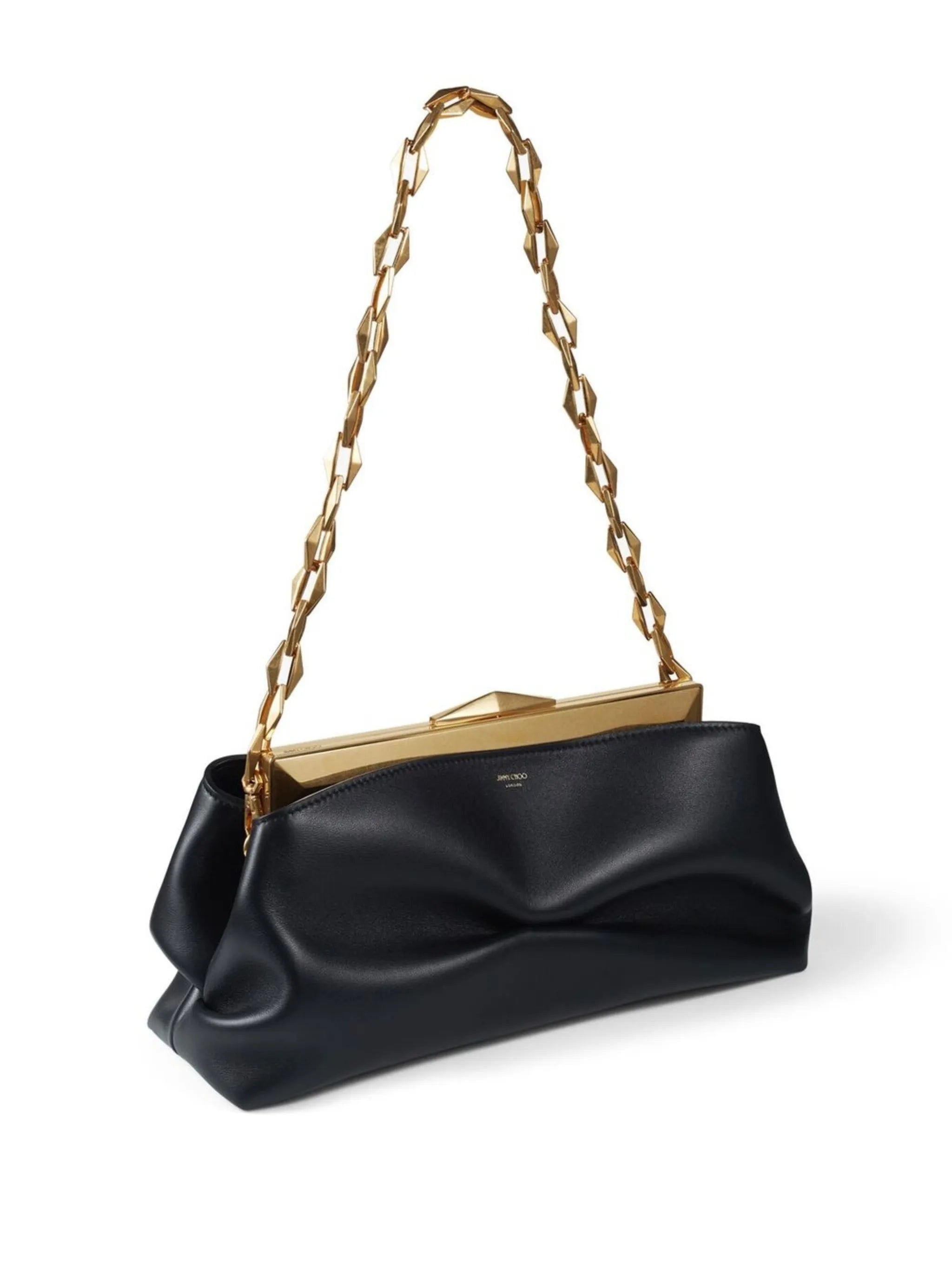 diamond frame clutch bag