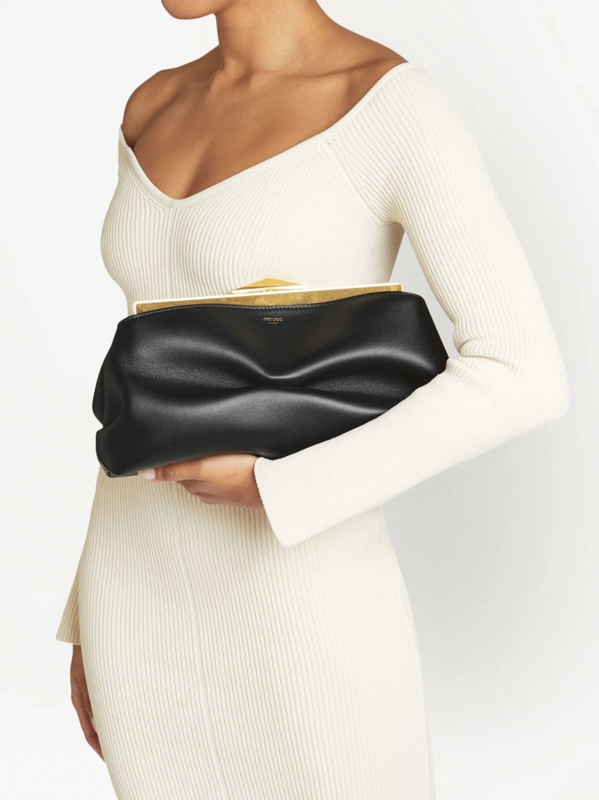 diamond frame clutch bag