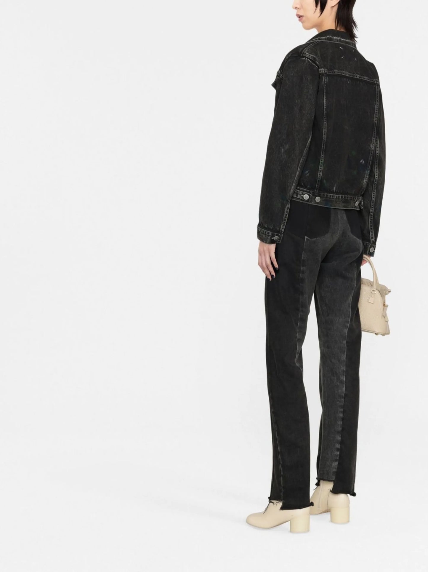 Paint denim jacket
