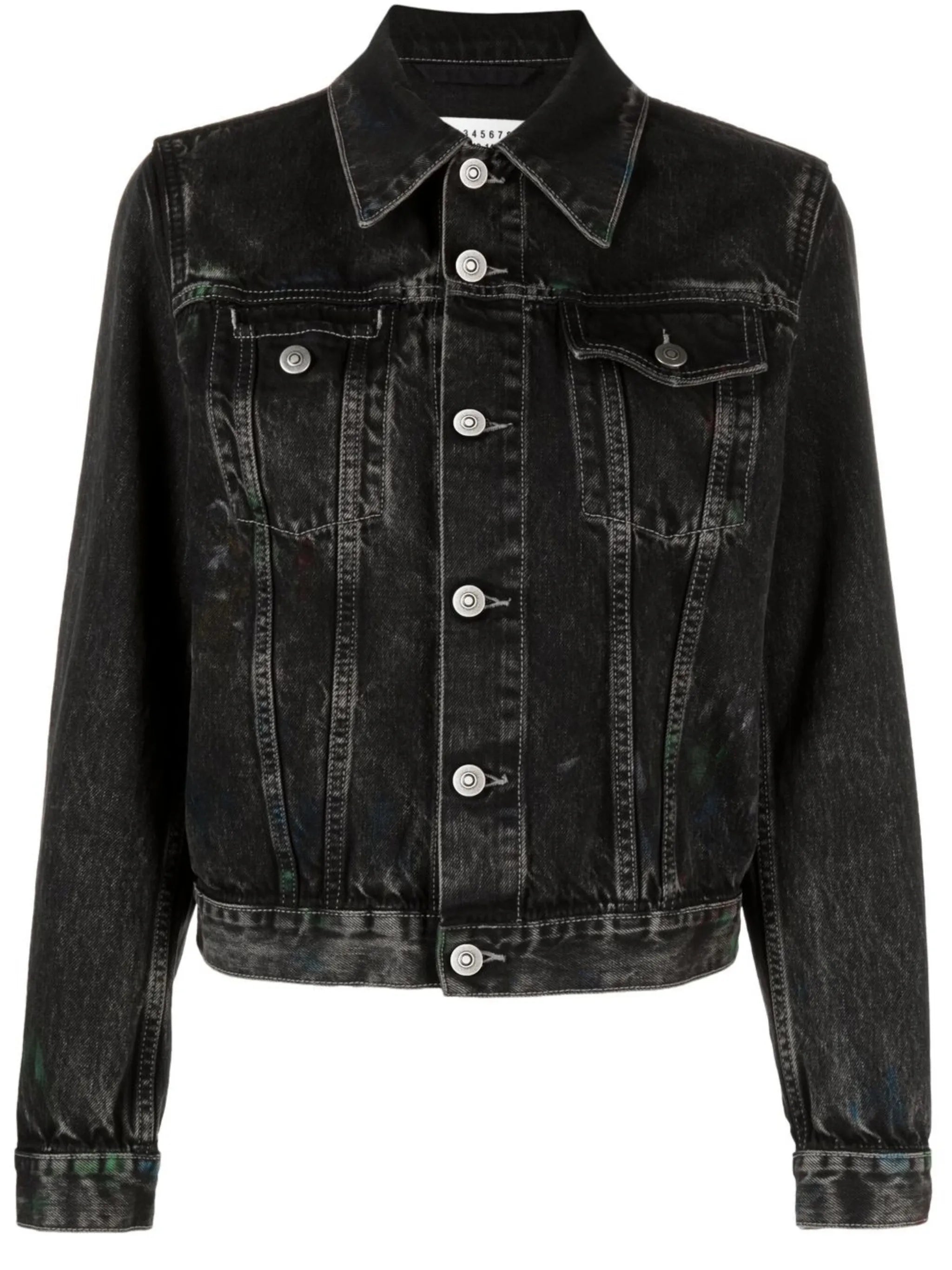 Paint denim jacket