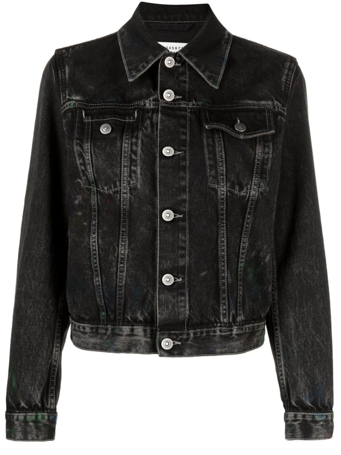 Paint denim jacket
