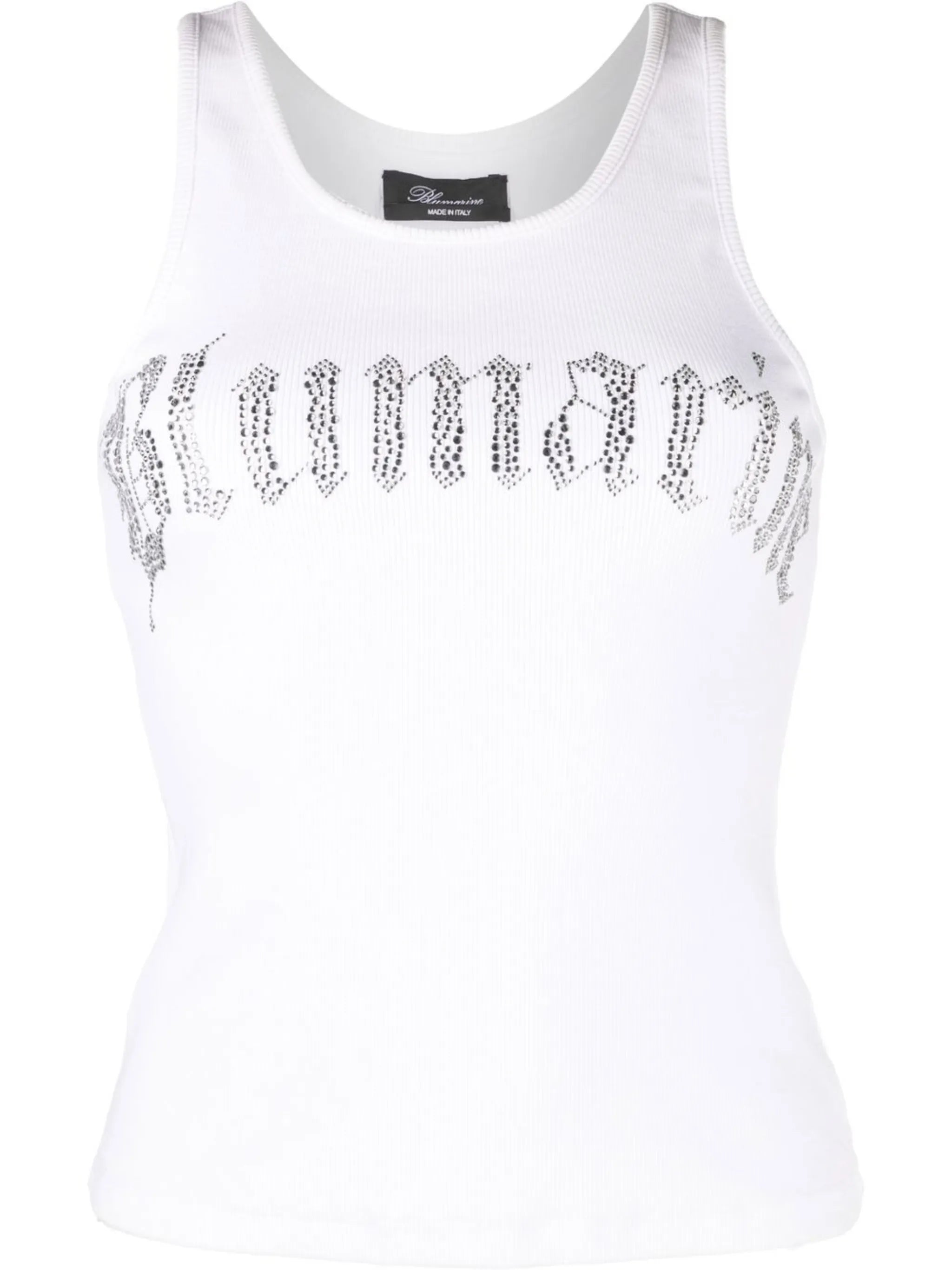 gem-logo crew-neck tank top