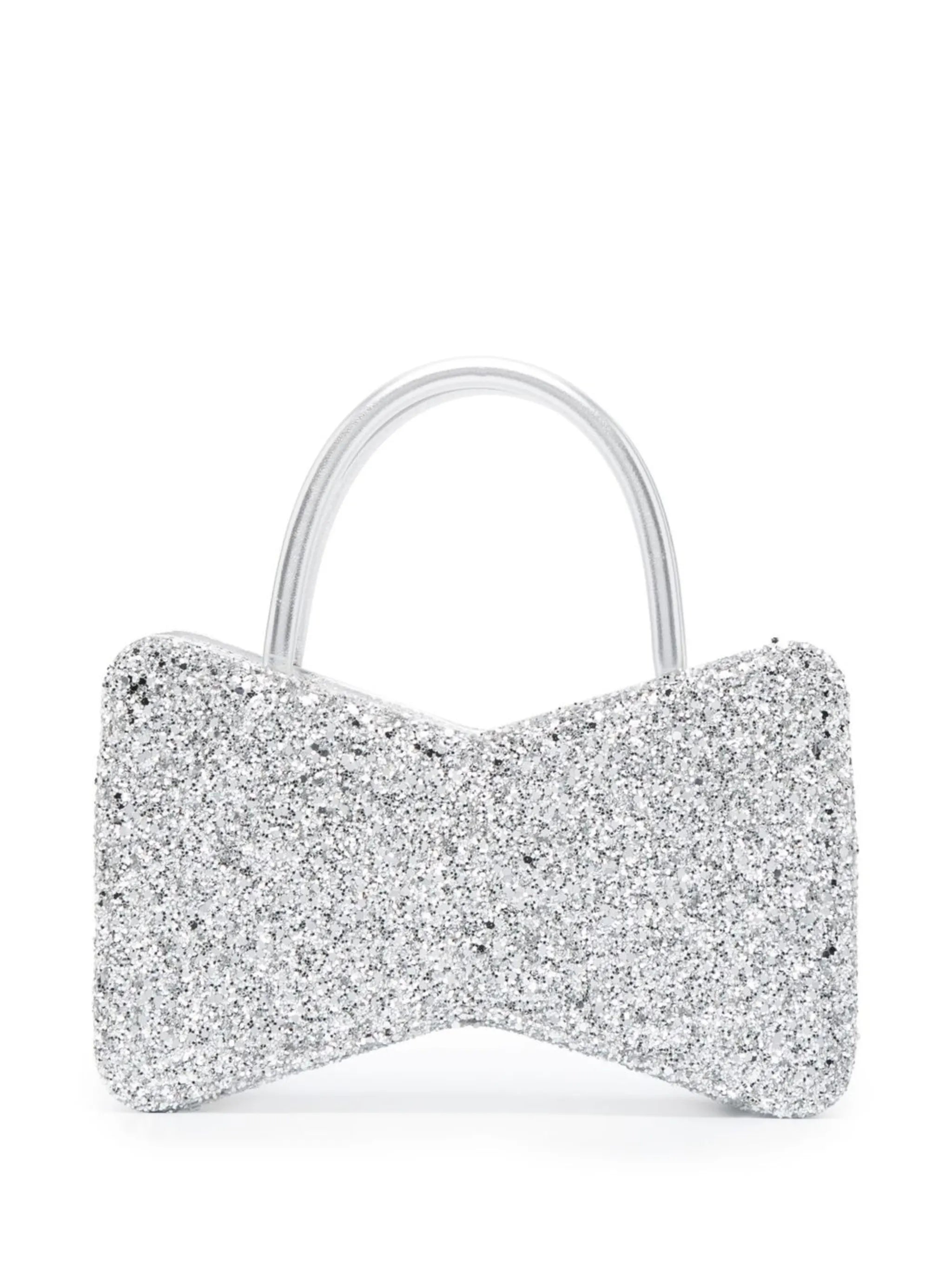 Bow glitter mini bag