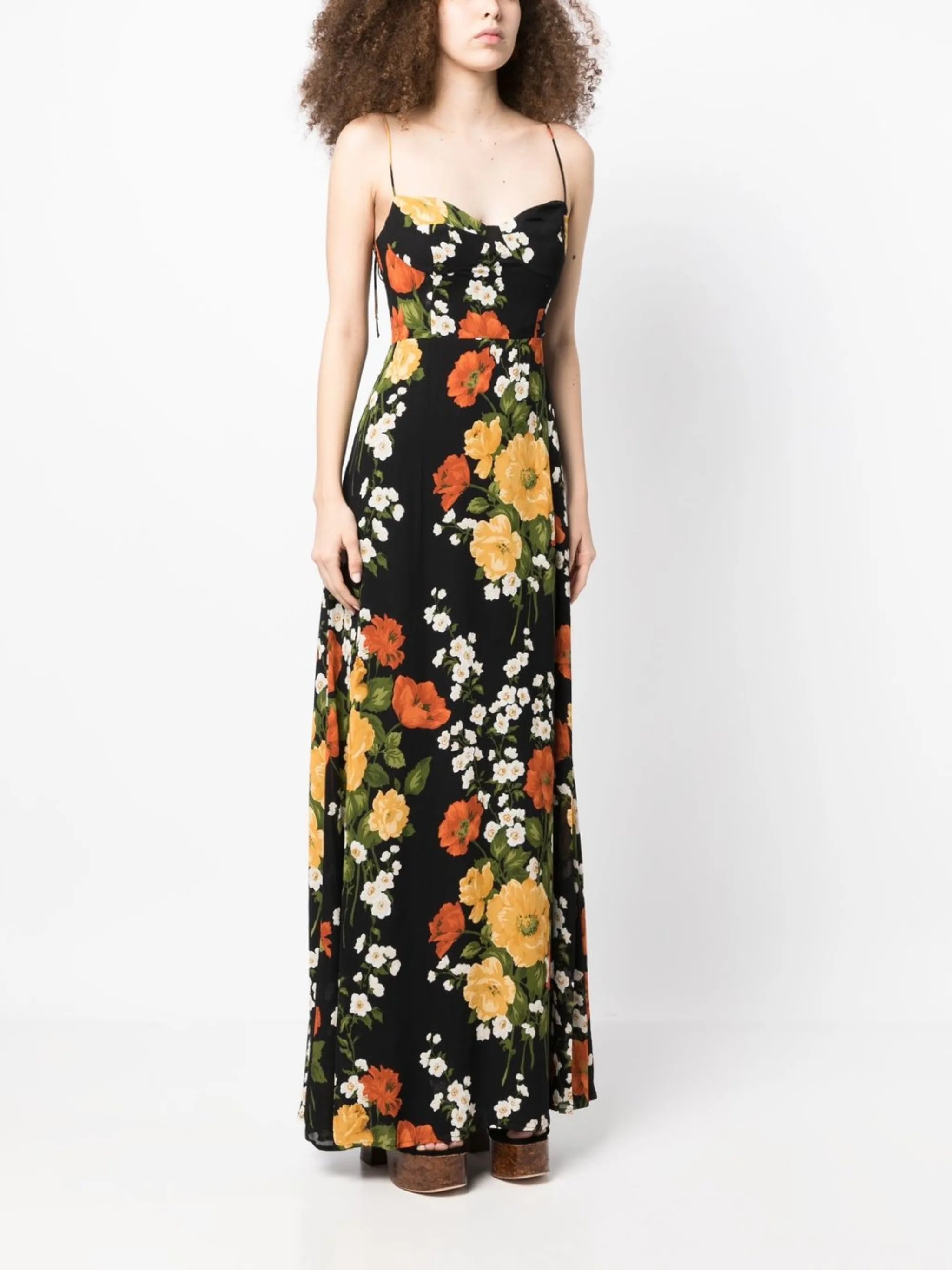 Melita floral-print maxi dress