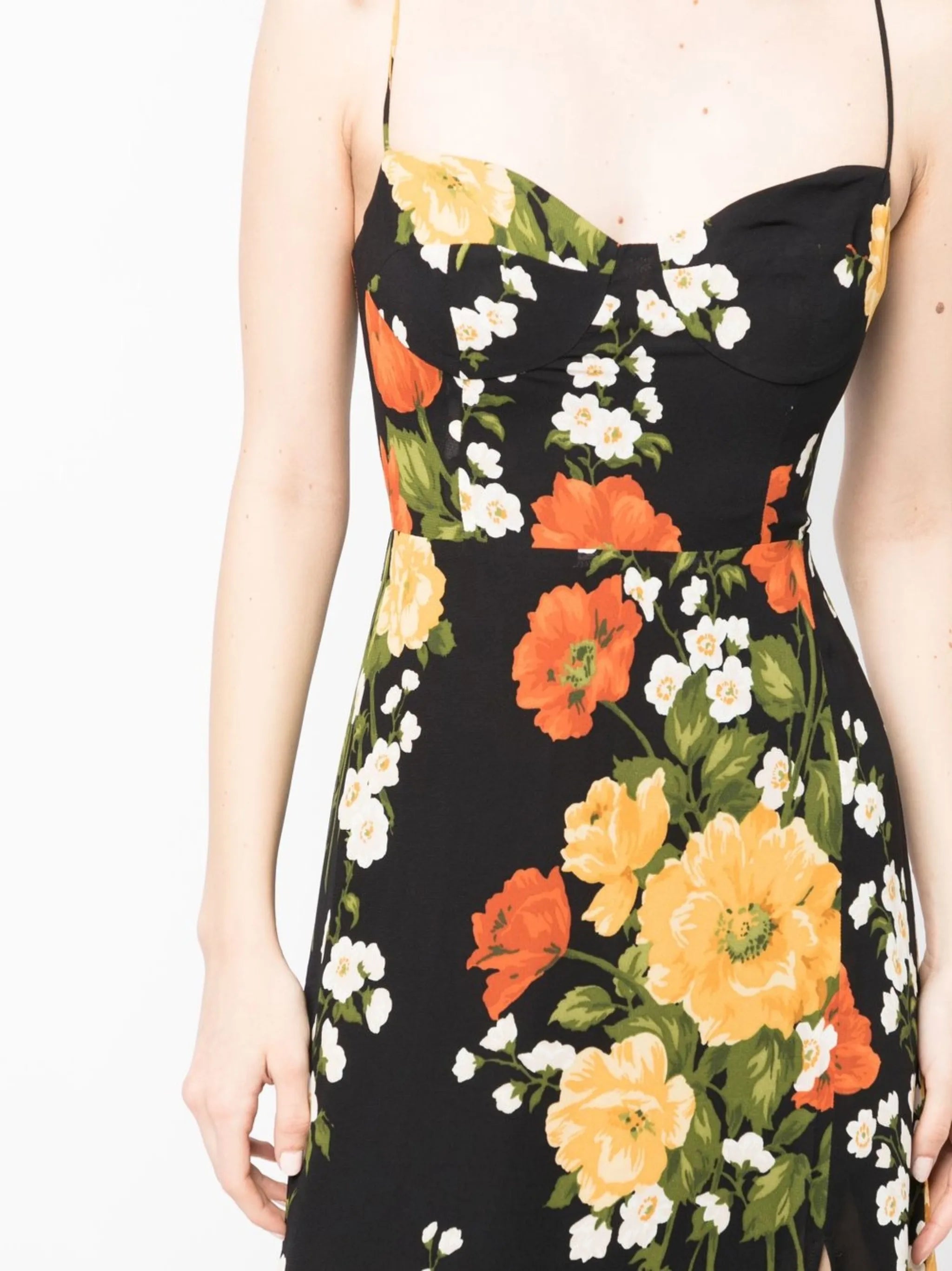 Melita floral-print maxi dress