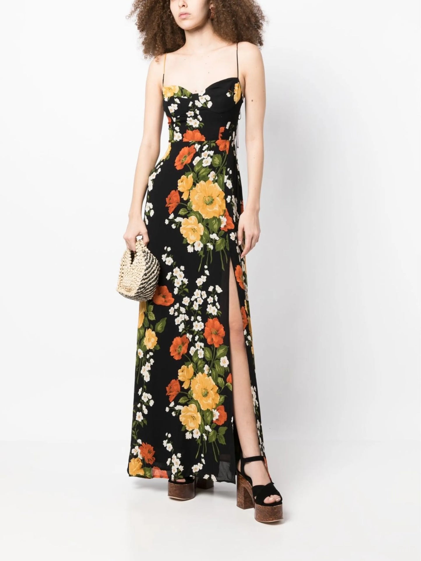 Melita floral-print maxi dress
