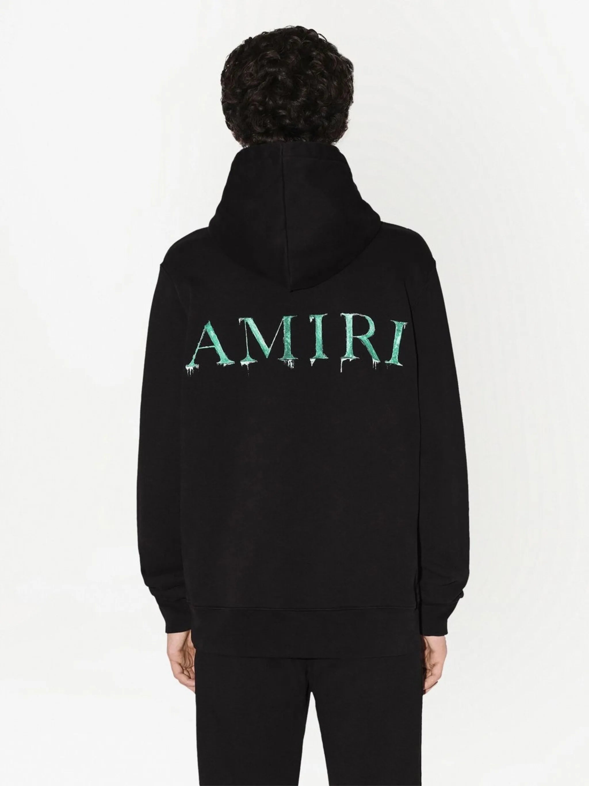 embroidered-logo cotton hoodie
