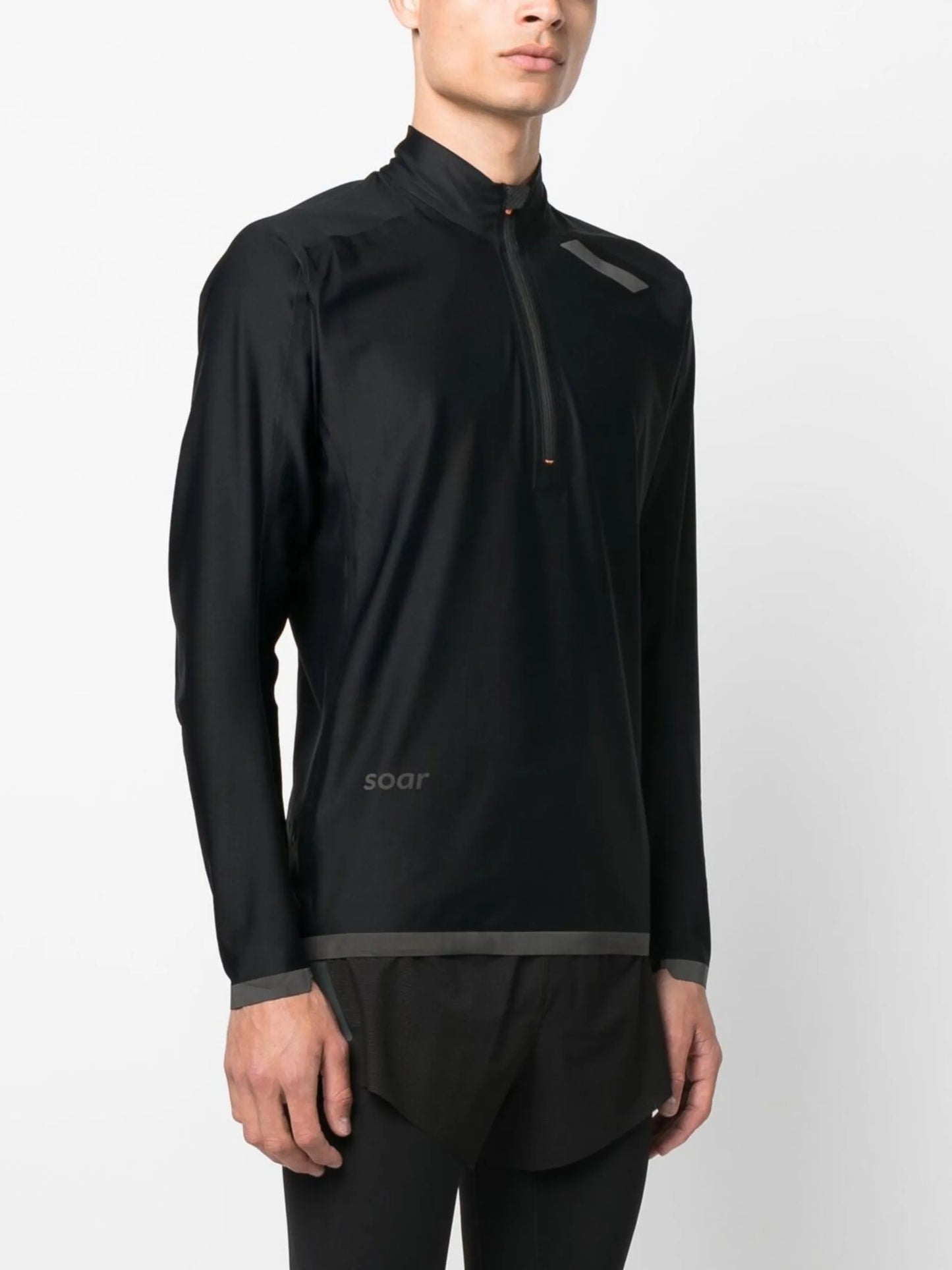 half-zip windbreaker