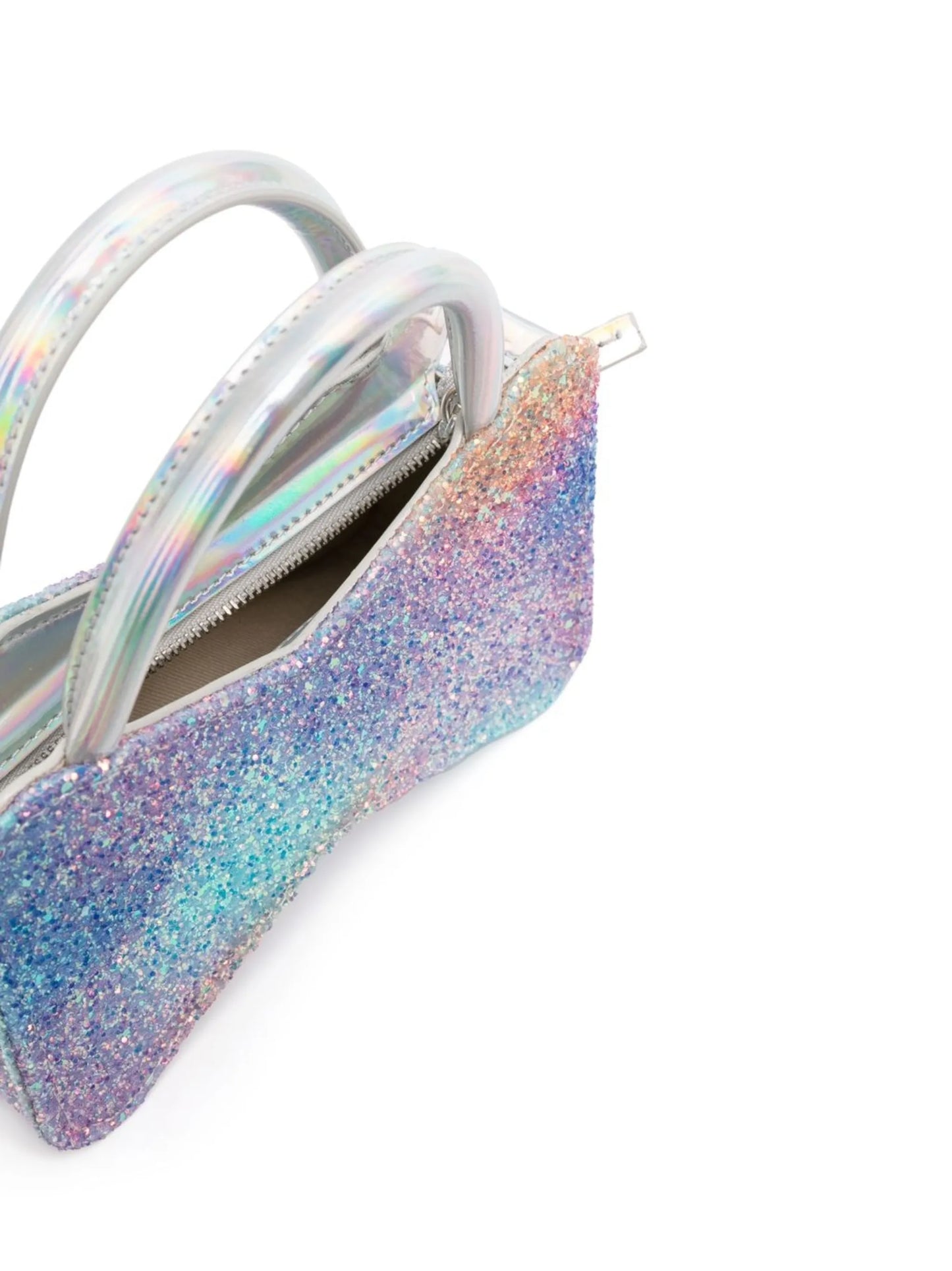Bow glitter mini bag