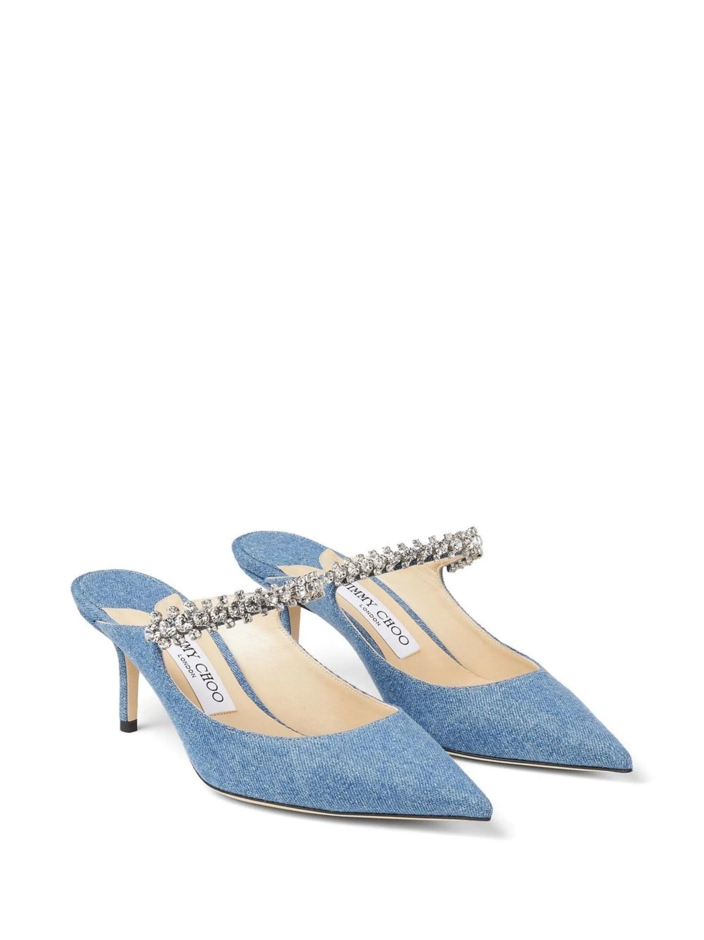 Bing 65mm denim mules