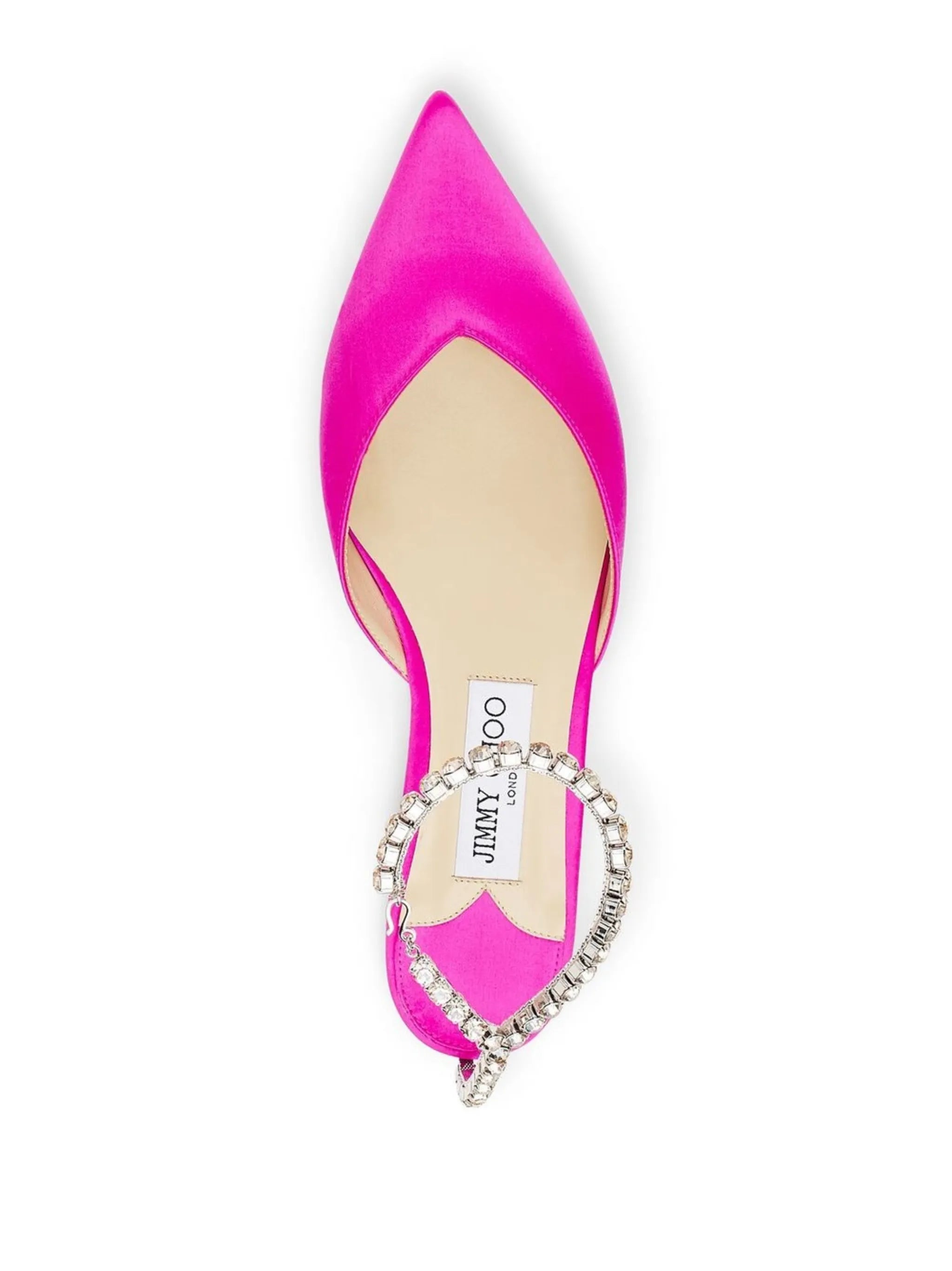 Saeda crystal-embellished pumps
