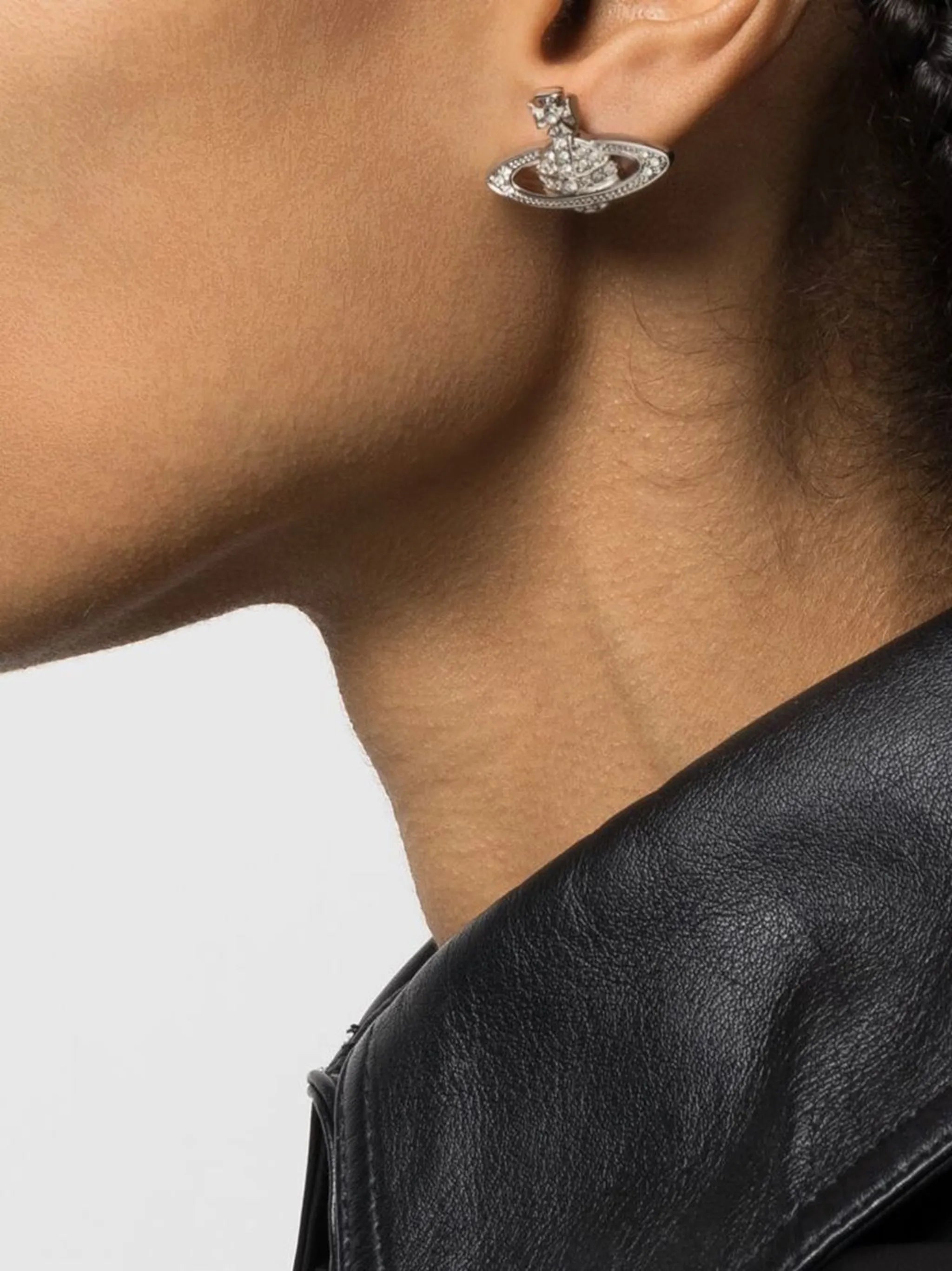 mini Bas Relief Orb crystal-embellished earrings