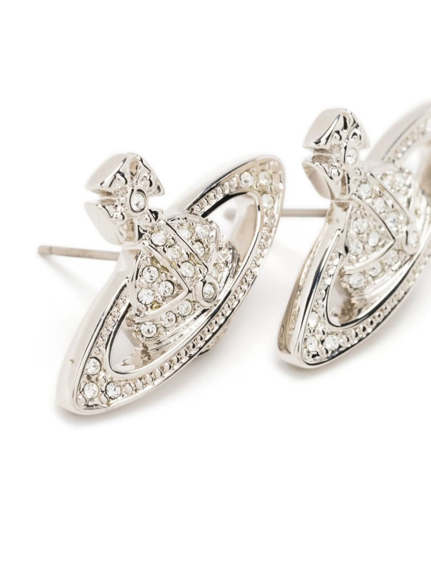 mini Bas Relief Orb crystal-embellished earrings