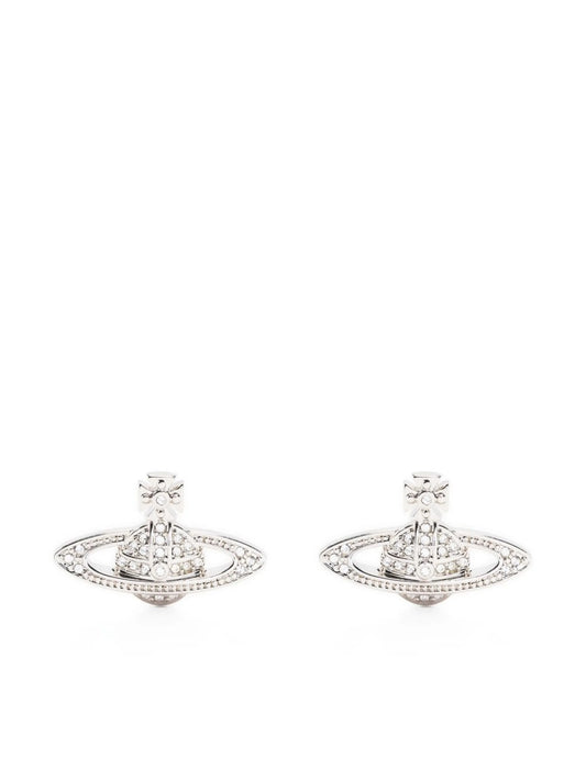 mini Bas Relief Orb crystal-embellished earrings