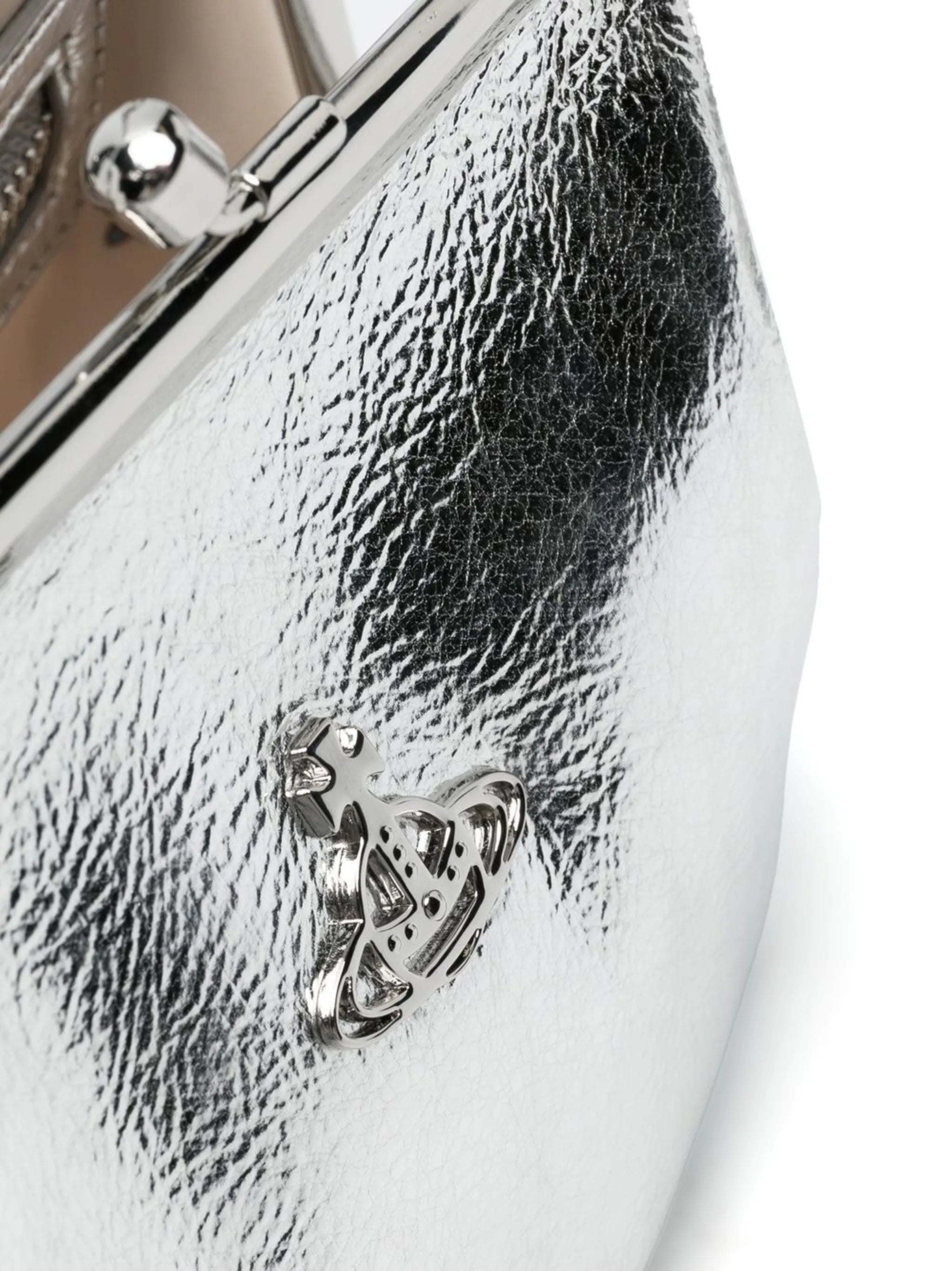 Granny Frame metallic mini bag