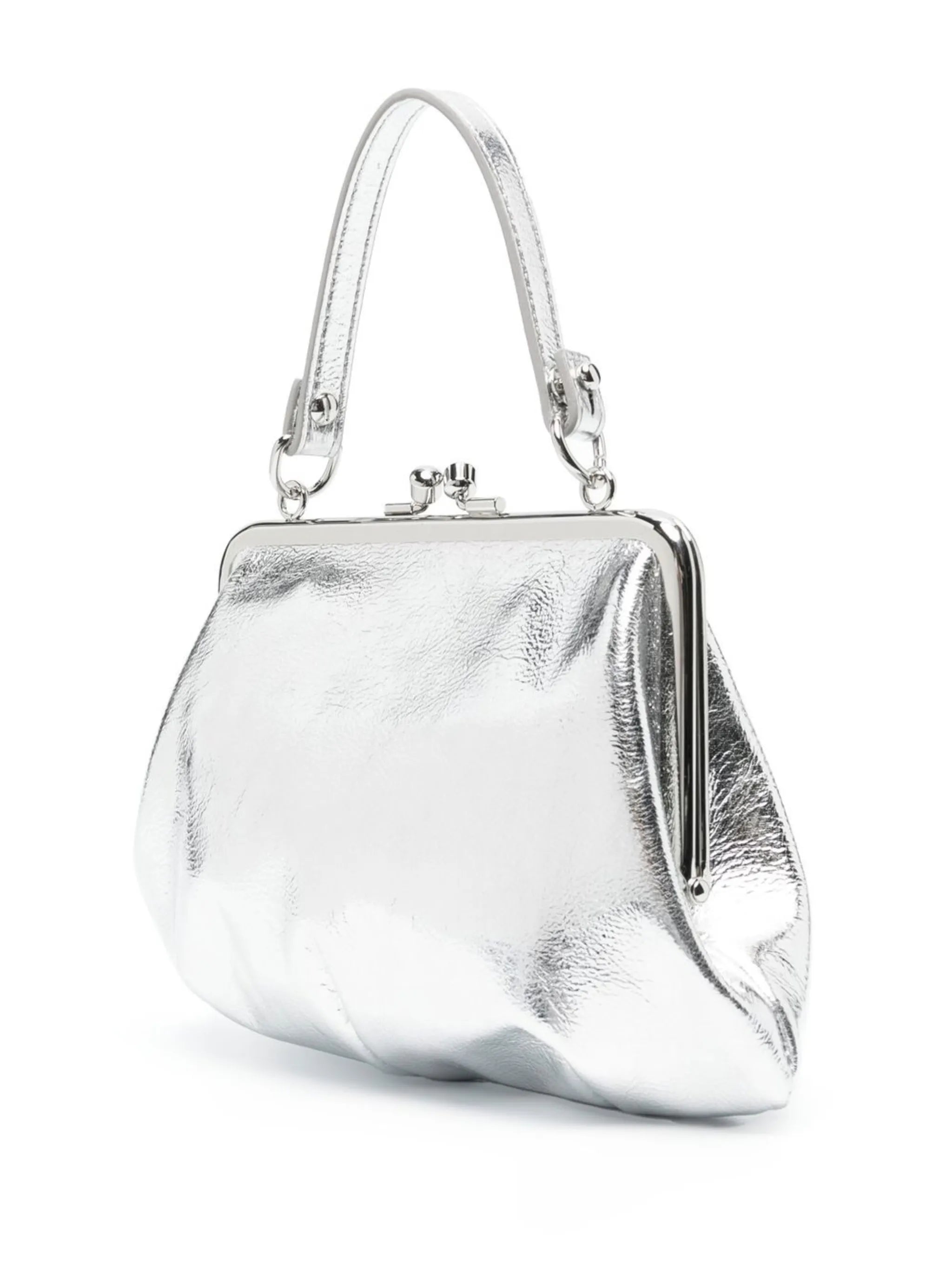 Granny Frame metallic mini bag