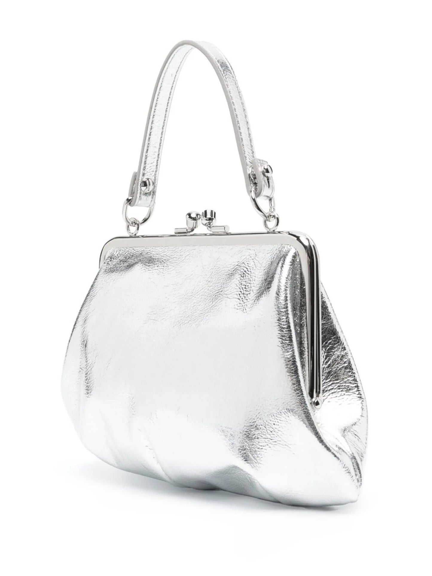 Granny Frame metallic mini bag