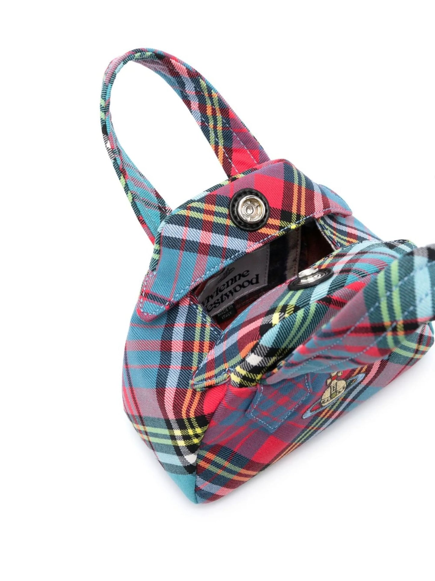Yasmine tartan-check mini bag