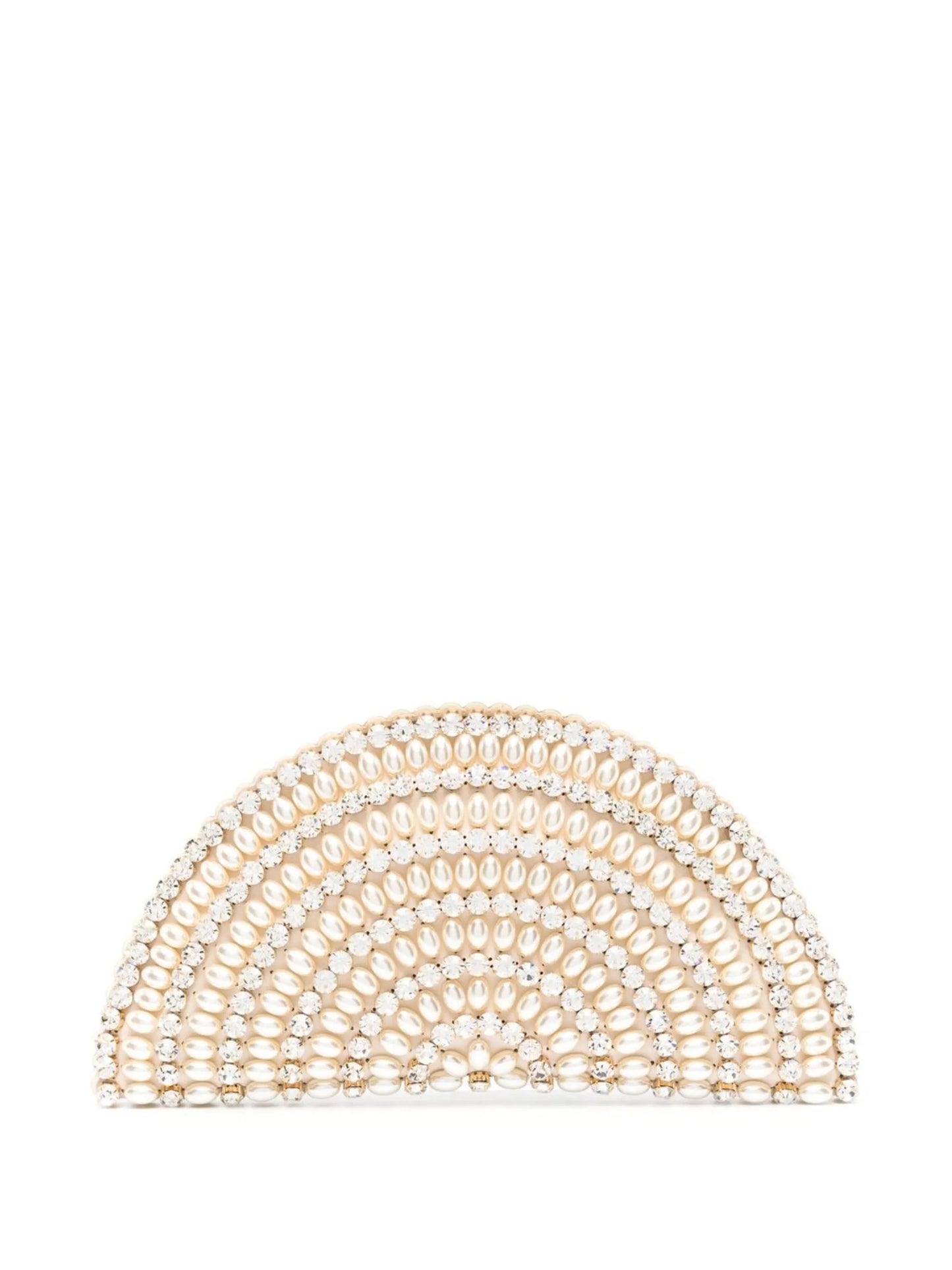 Nuit curved clutch bag