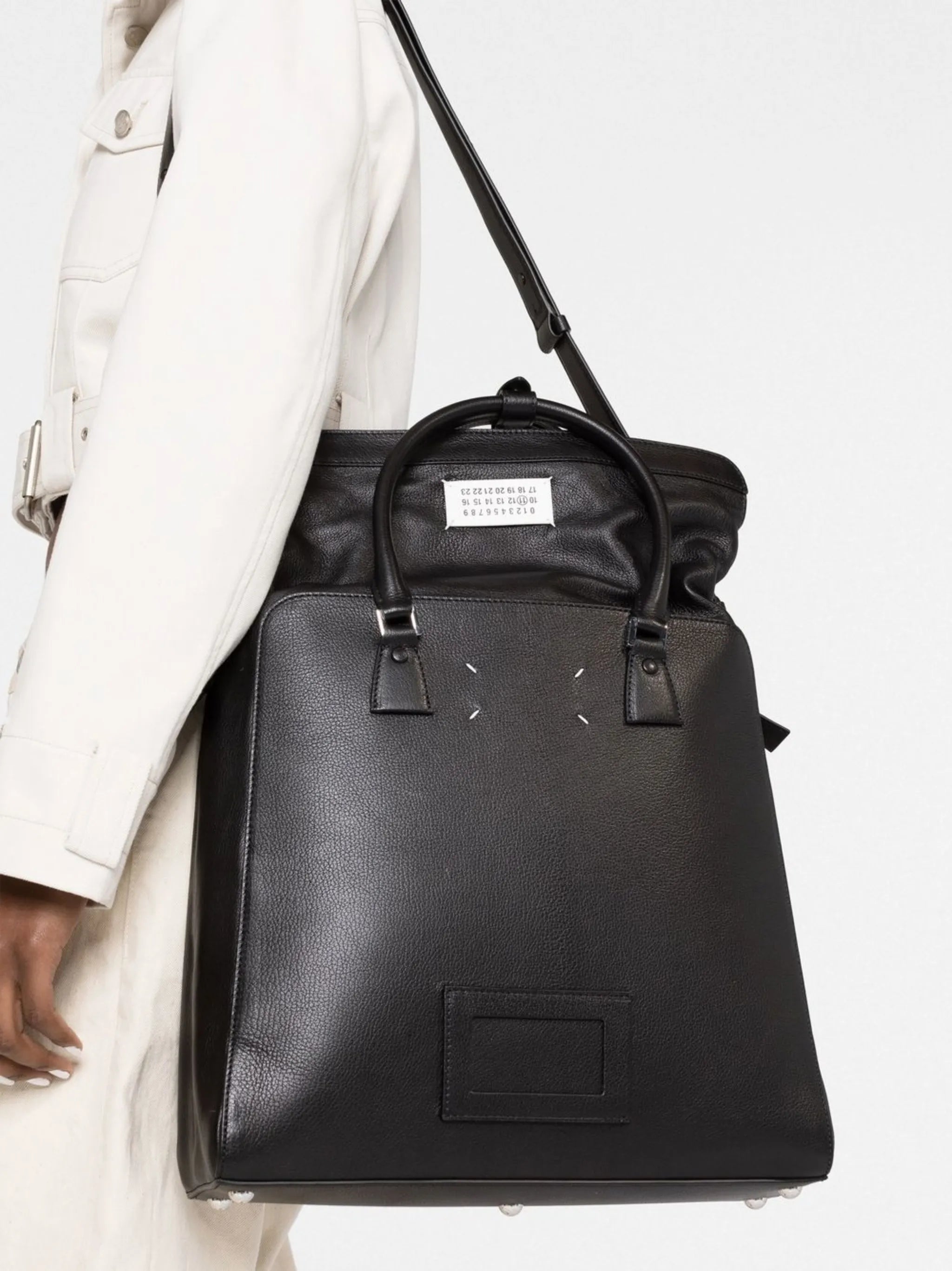 5AC Daily Vertical leather backpack