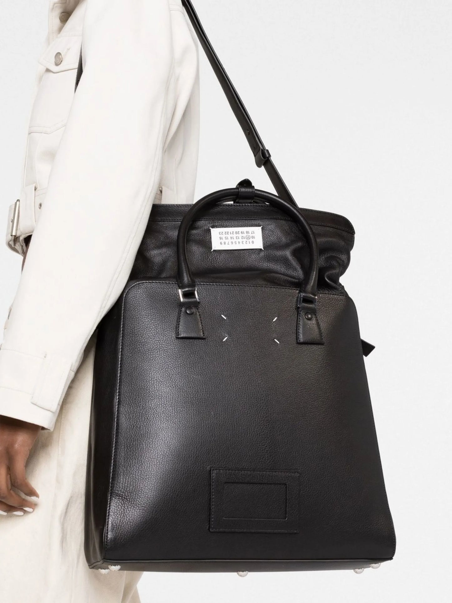 5AC Daily Vertical leather backpack