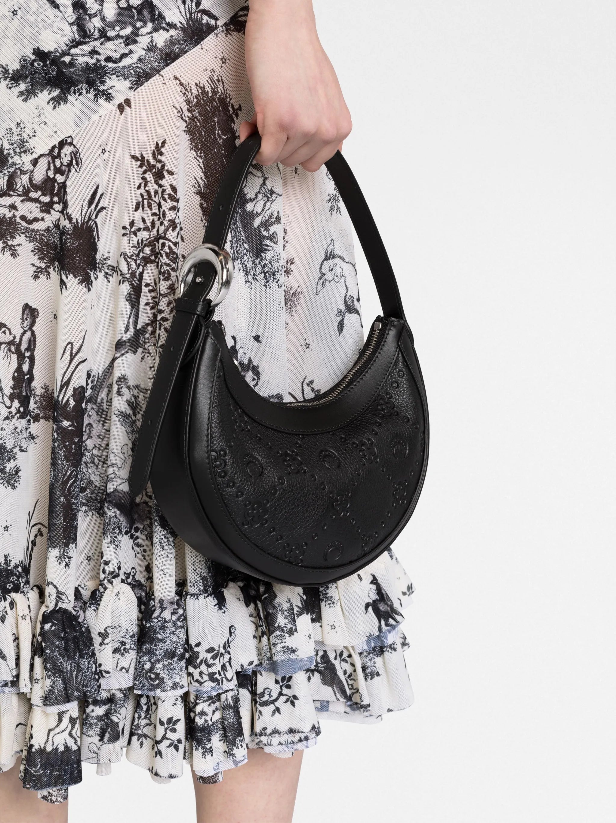 small Moonogram leather shoulder bag