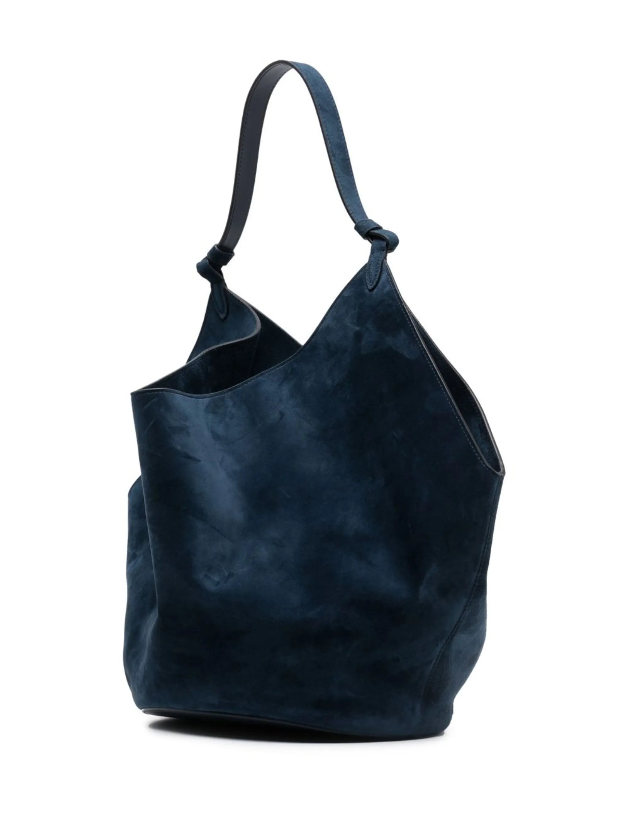 medium Lotus suede tote bag