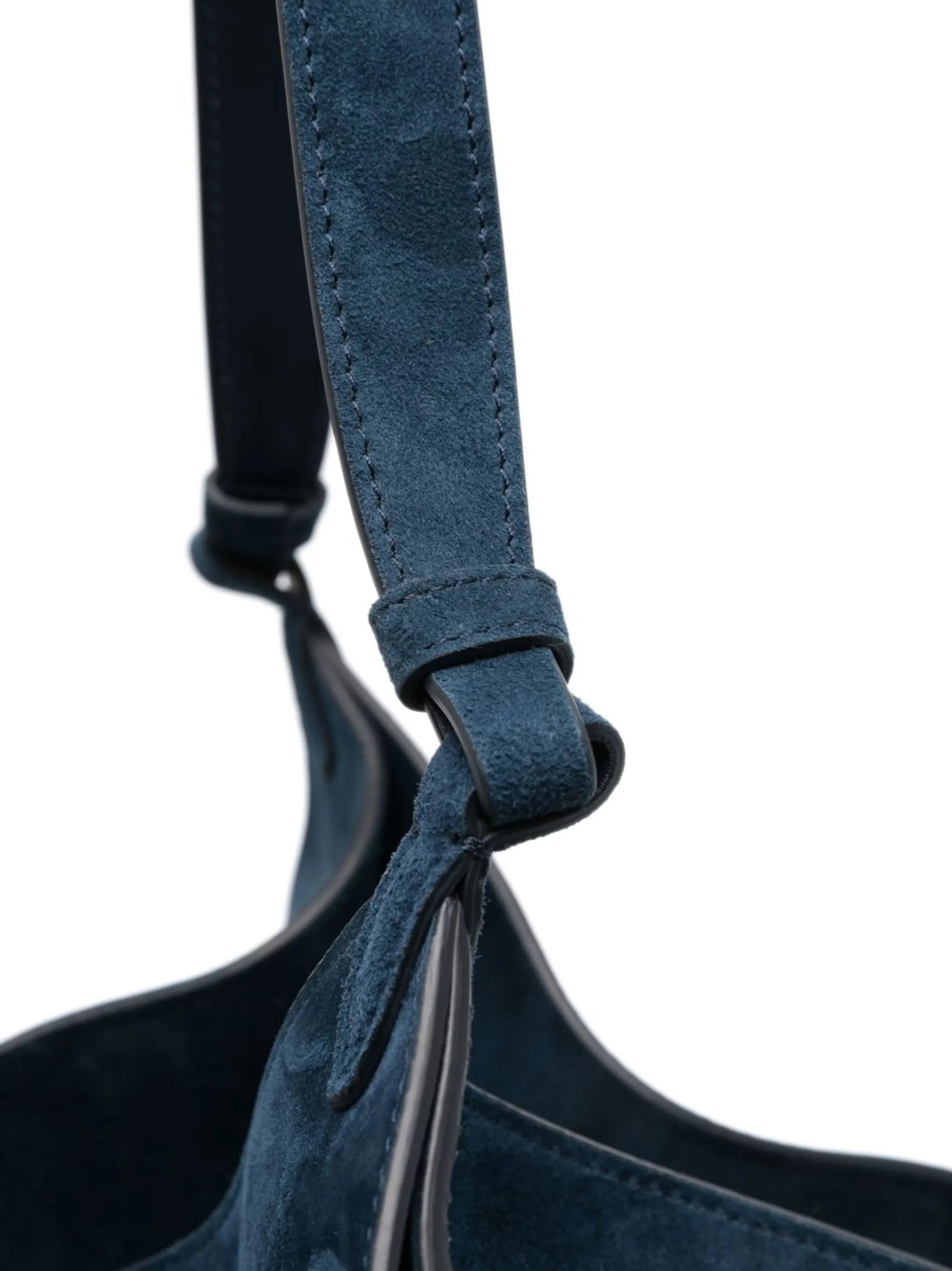 medium Lotus suede tote bag