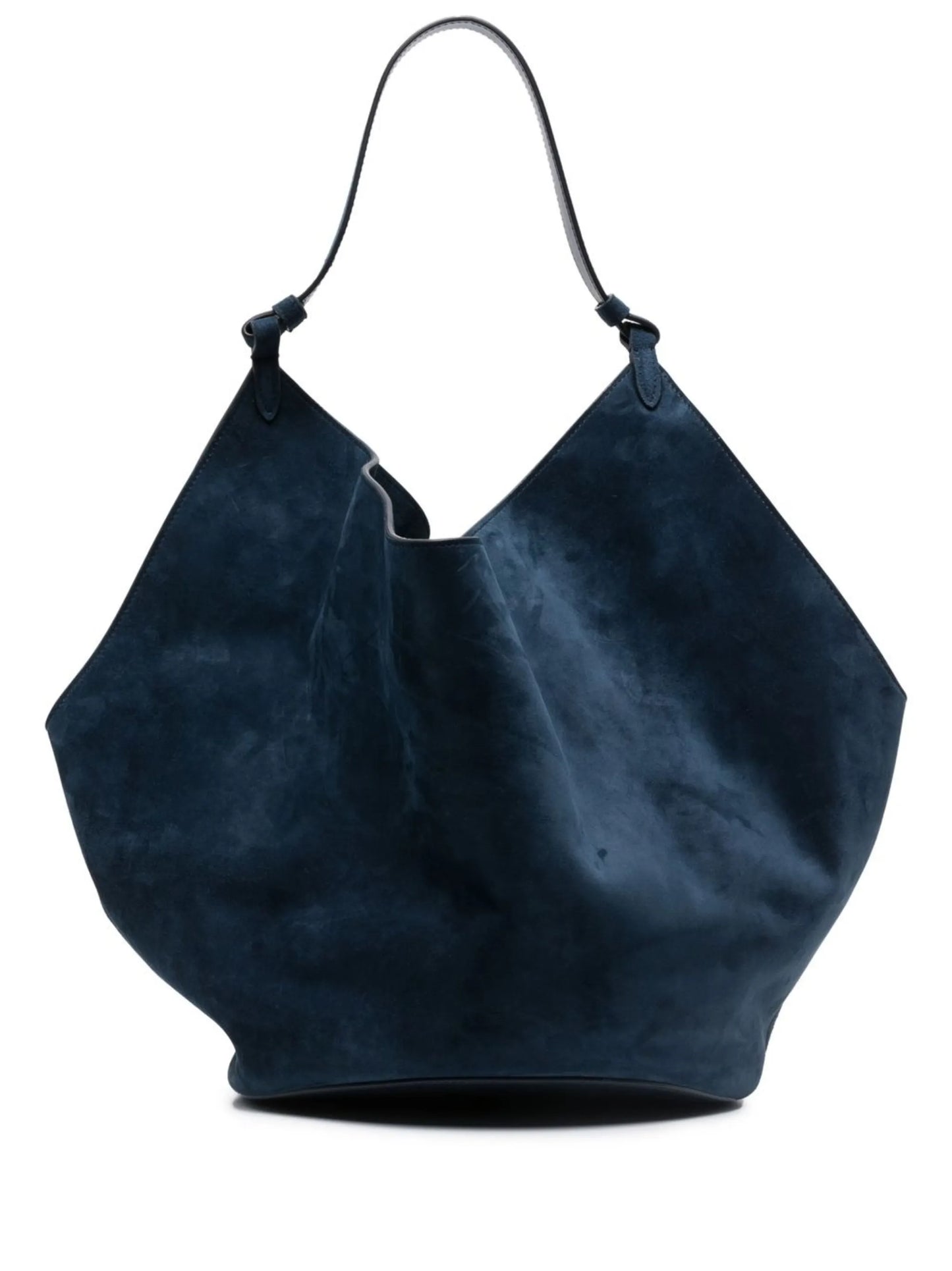 medium Lotus suede tote bag