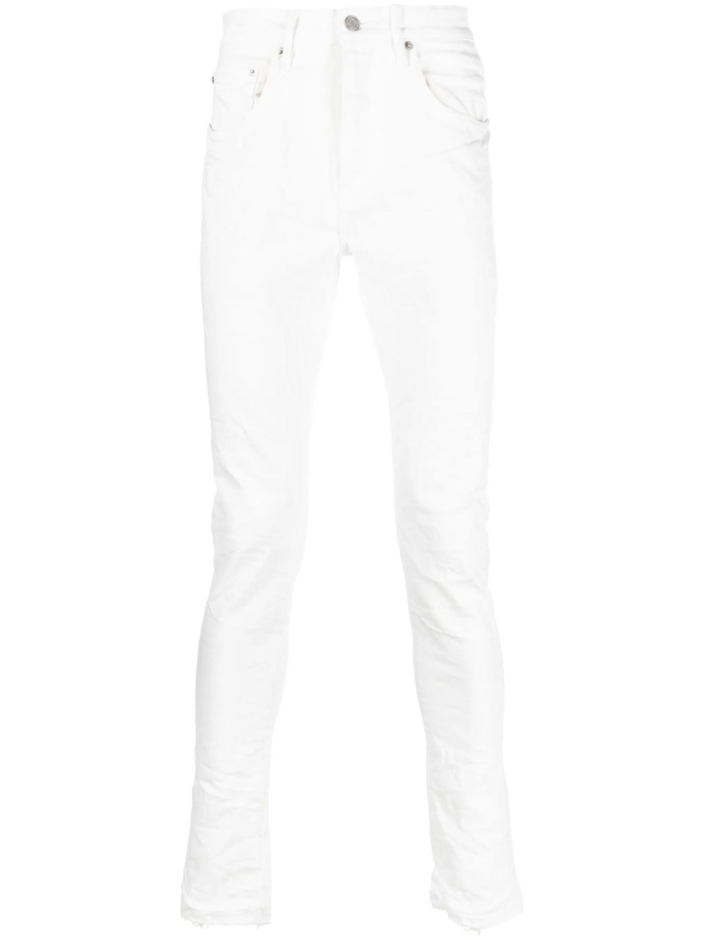 logo-patch skinny-cut jeans