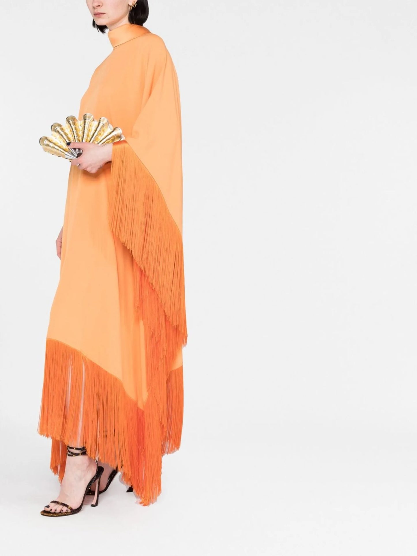 Sable Mouvant shell clutch bag
