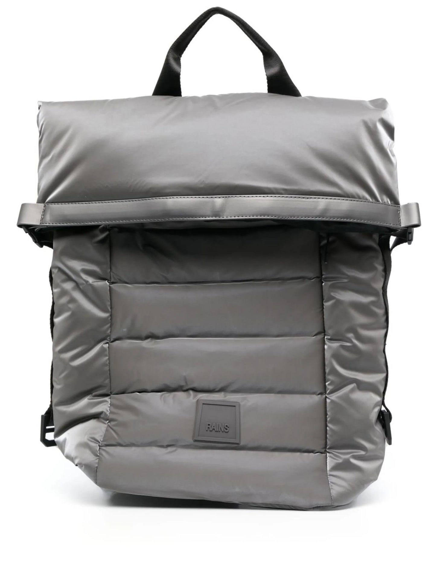 padded buckle-fastening backpack
