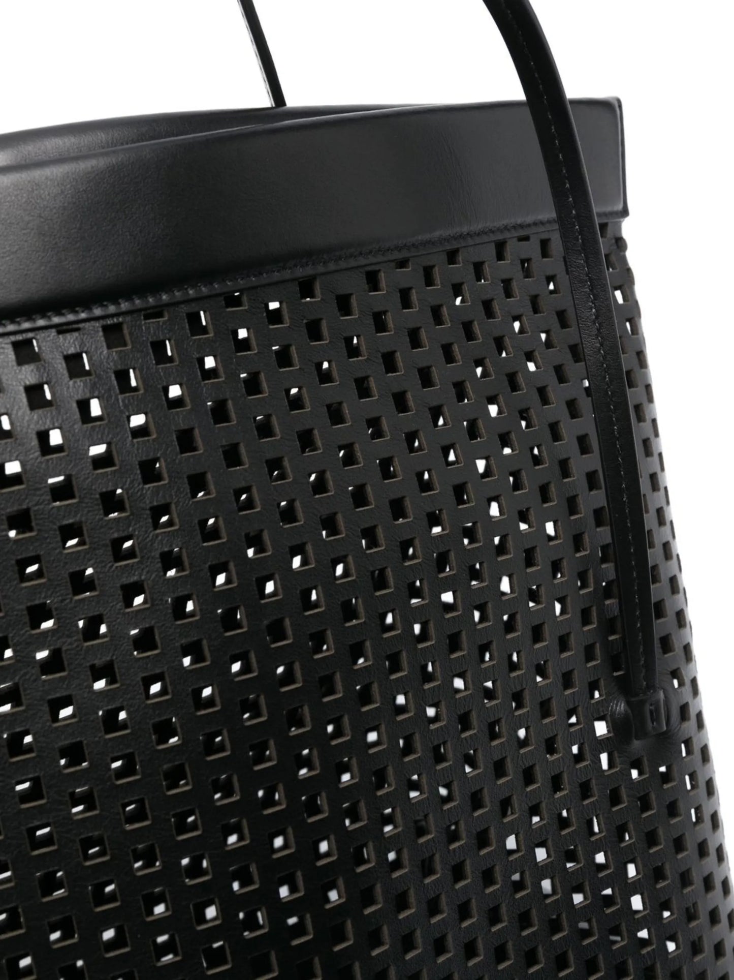 Joanna mesh leather tote bag