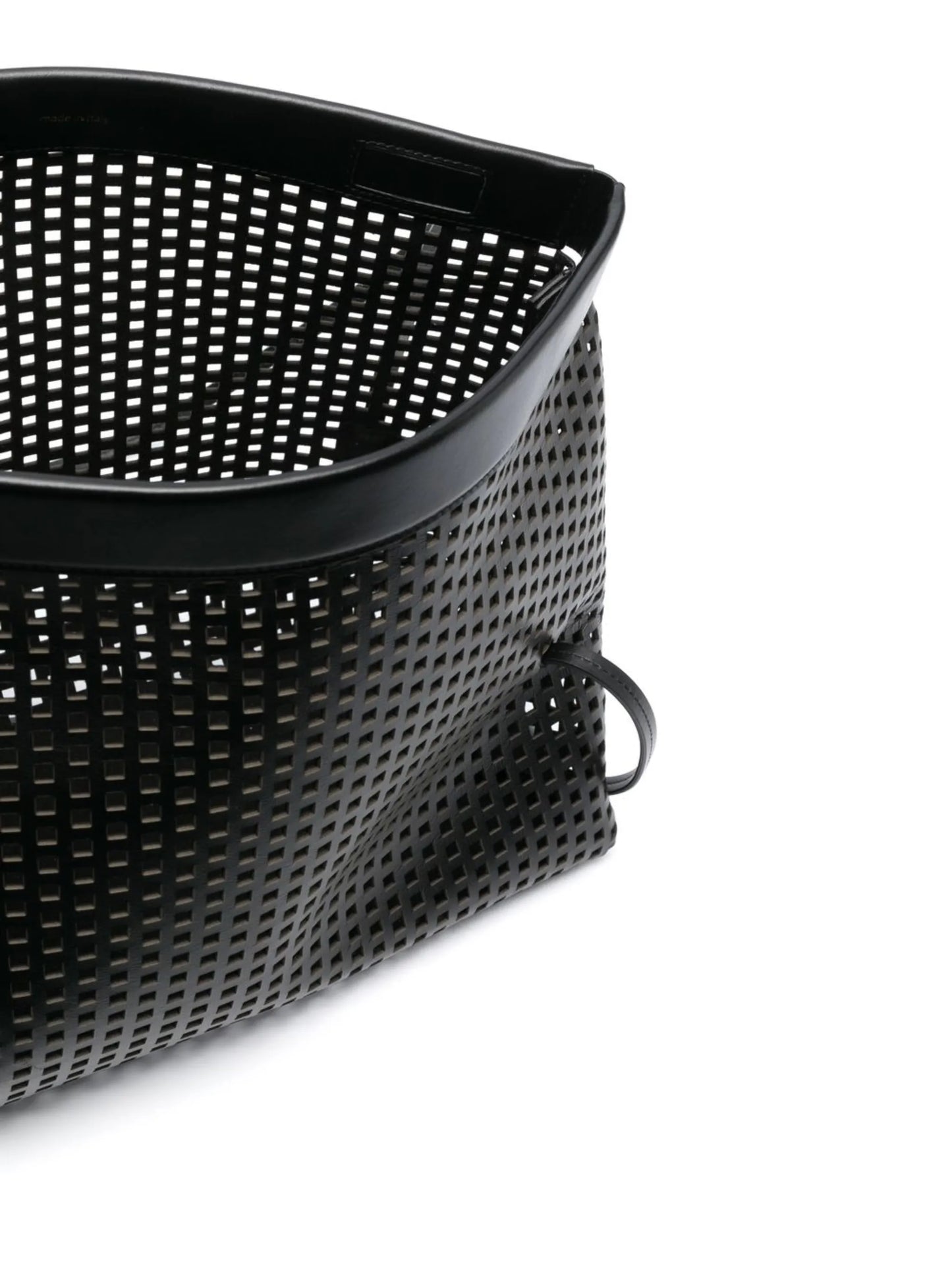 Joanna mesh leather tote bag