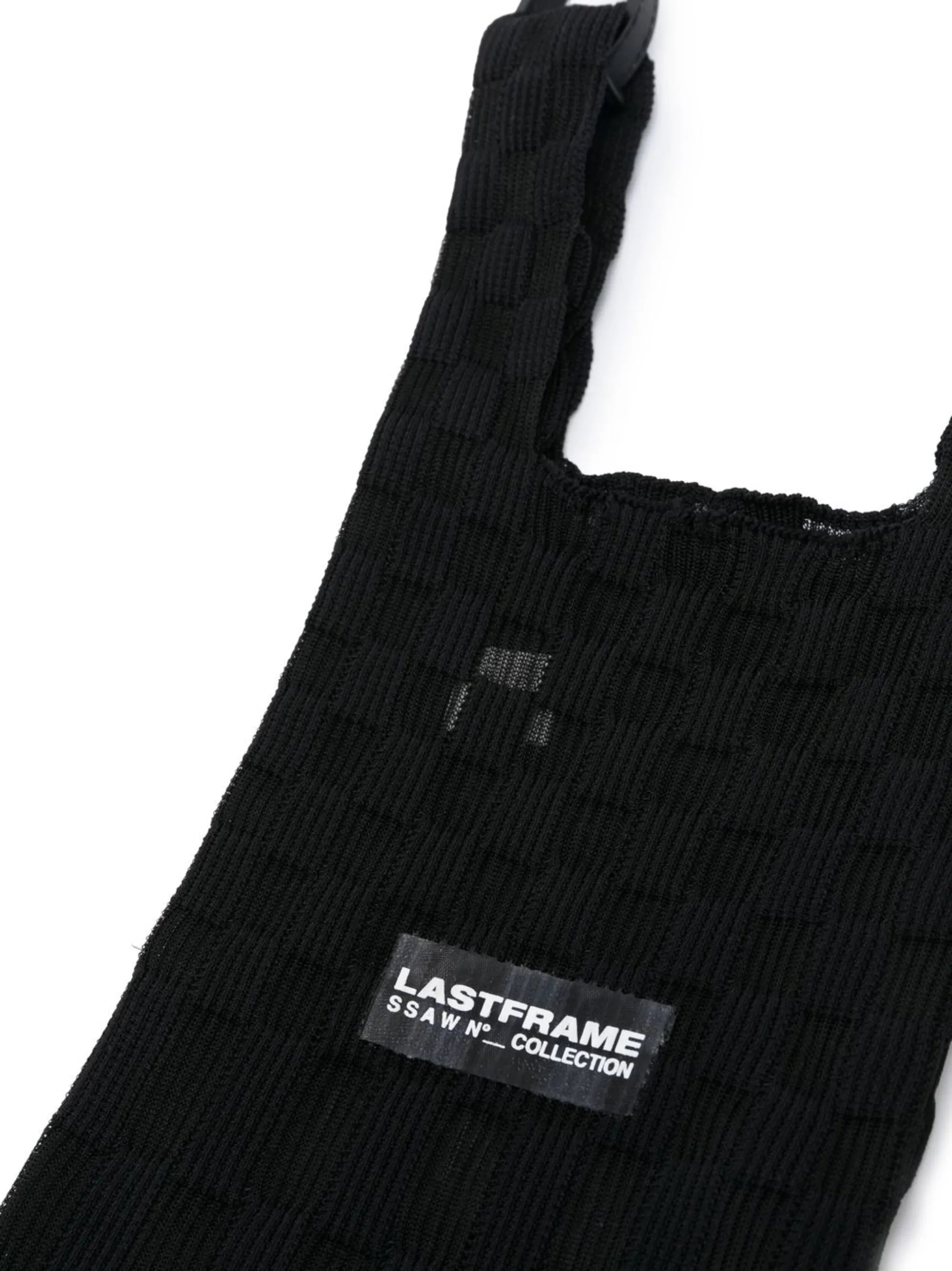 interwoven semi-sheer tote bag