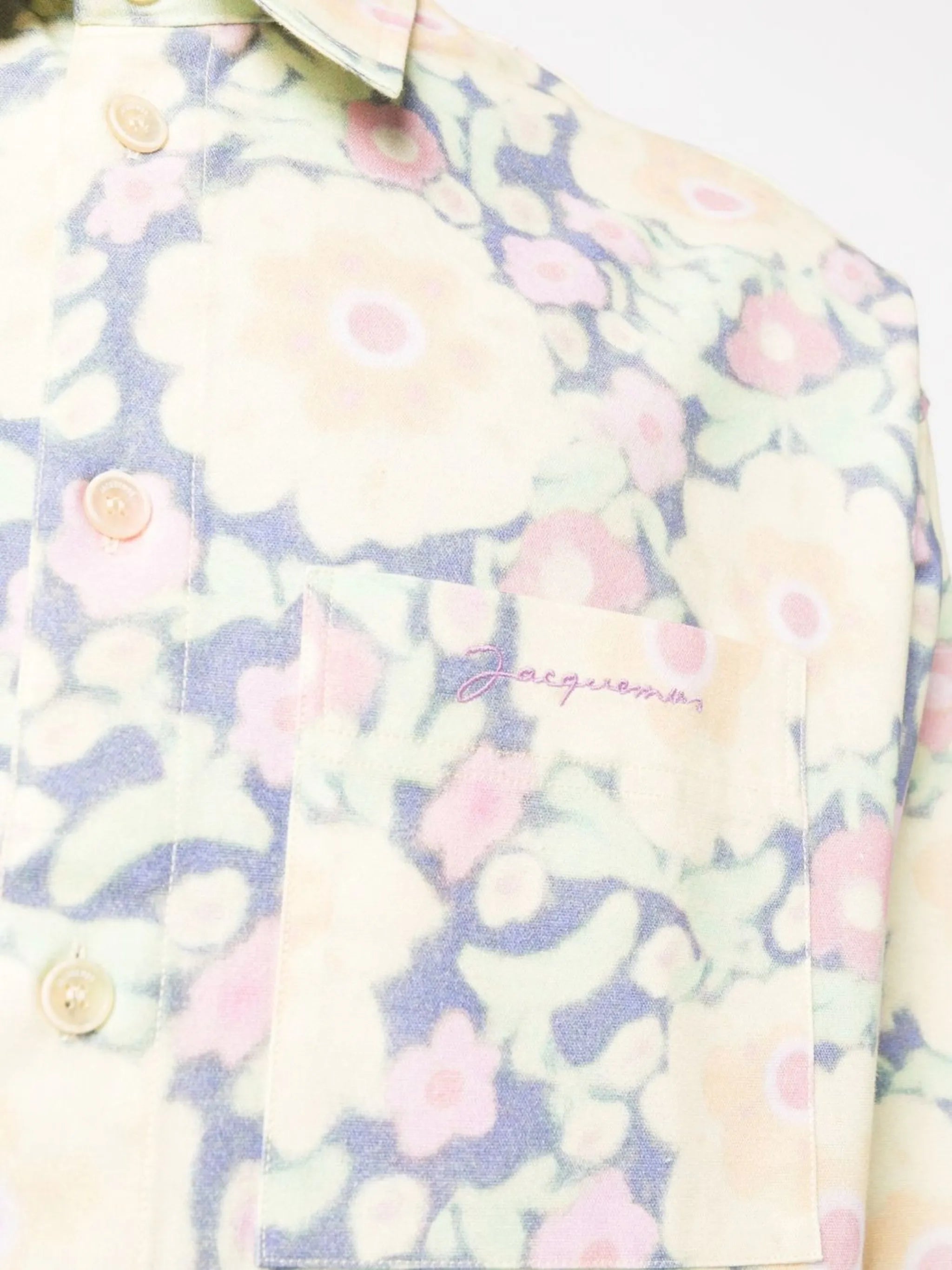embroidered-logo long-sleeve shirt